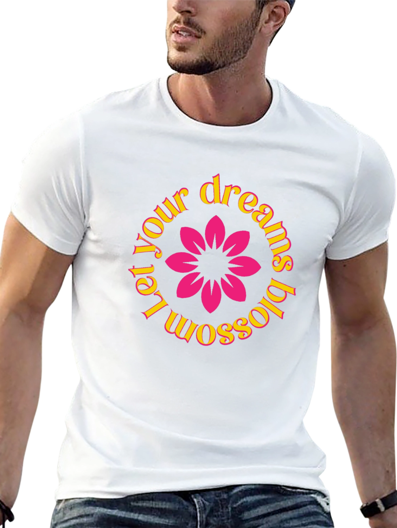 Dreams Blossom Black T-Shirt