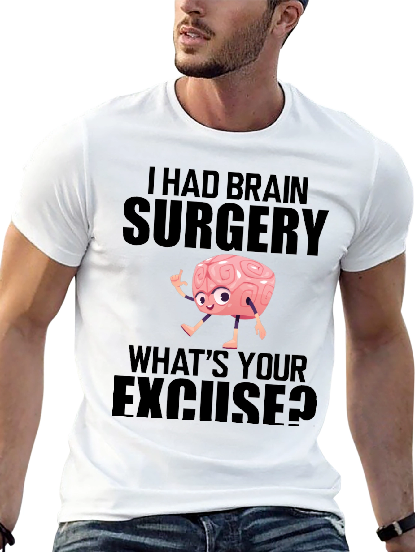 Brain Surgery Excuse T-Shirt - Funny Graphic Tee