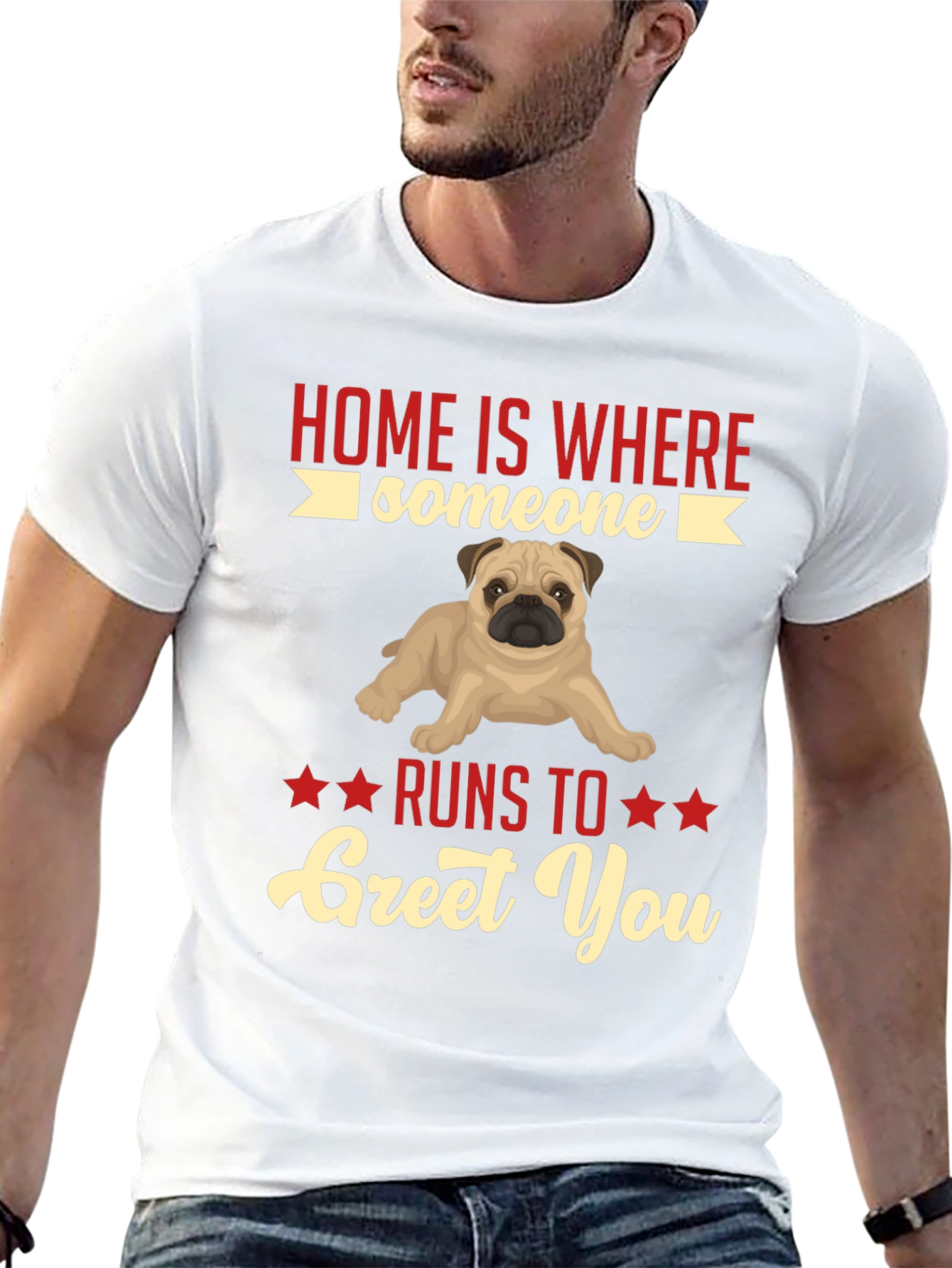 Home Is Where Someone Runs to Greet You T-Shirt