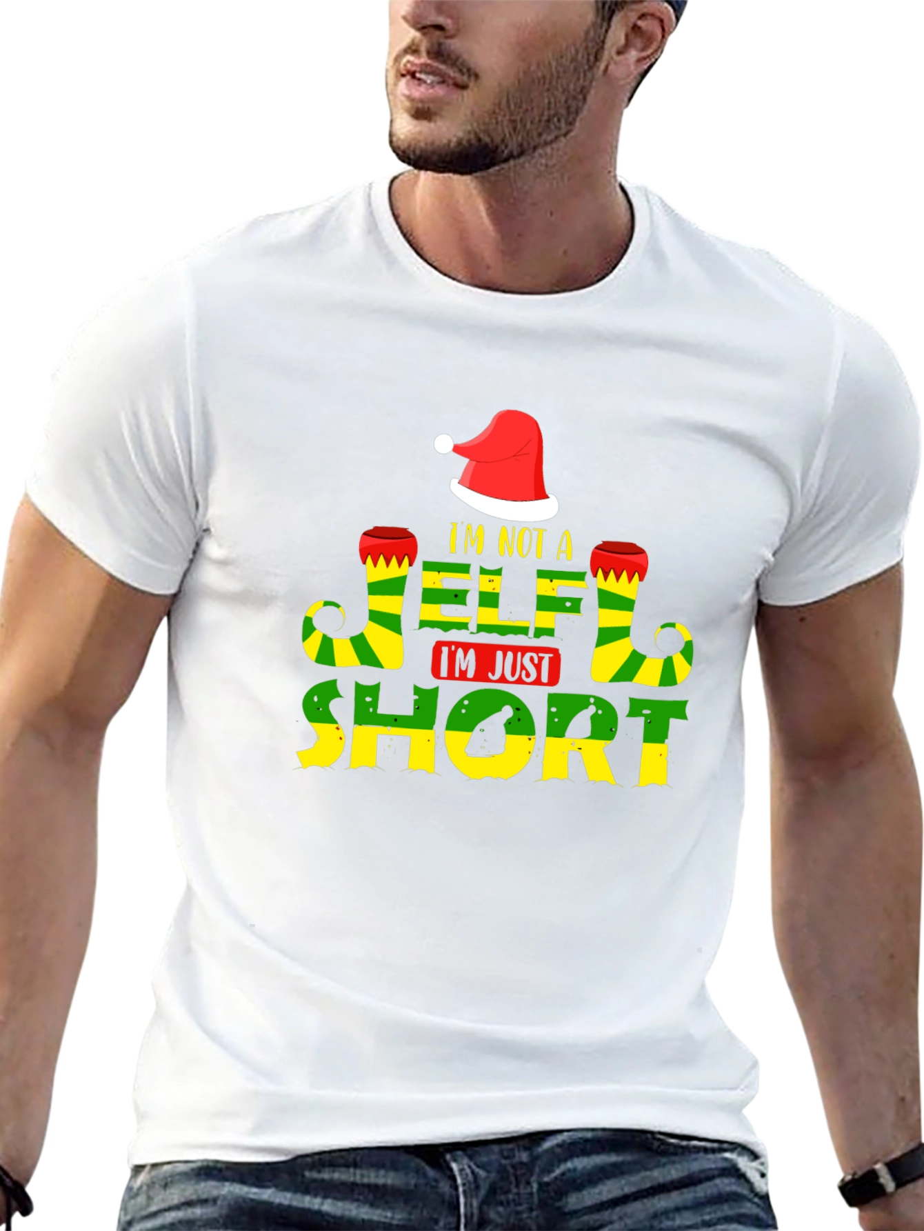Im Not an Elf Im Just Short T-Shirt