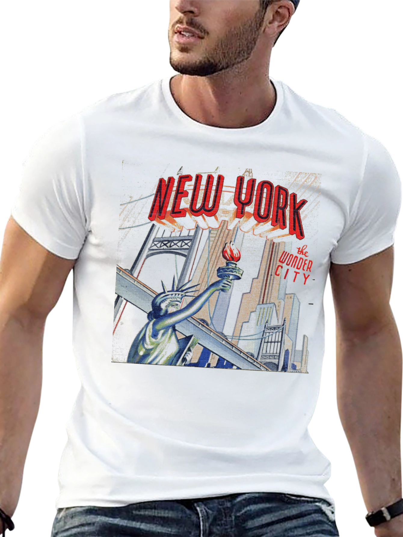 New York Wonder City Graphic T-Shirt