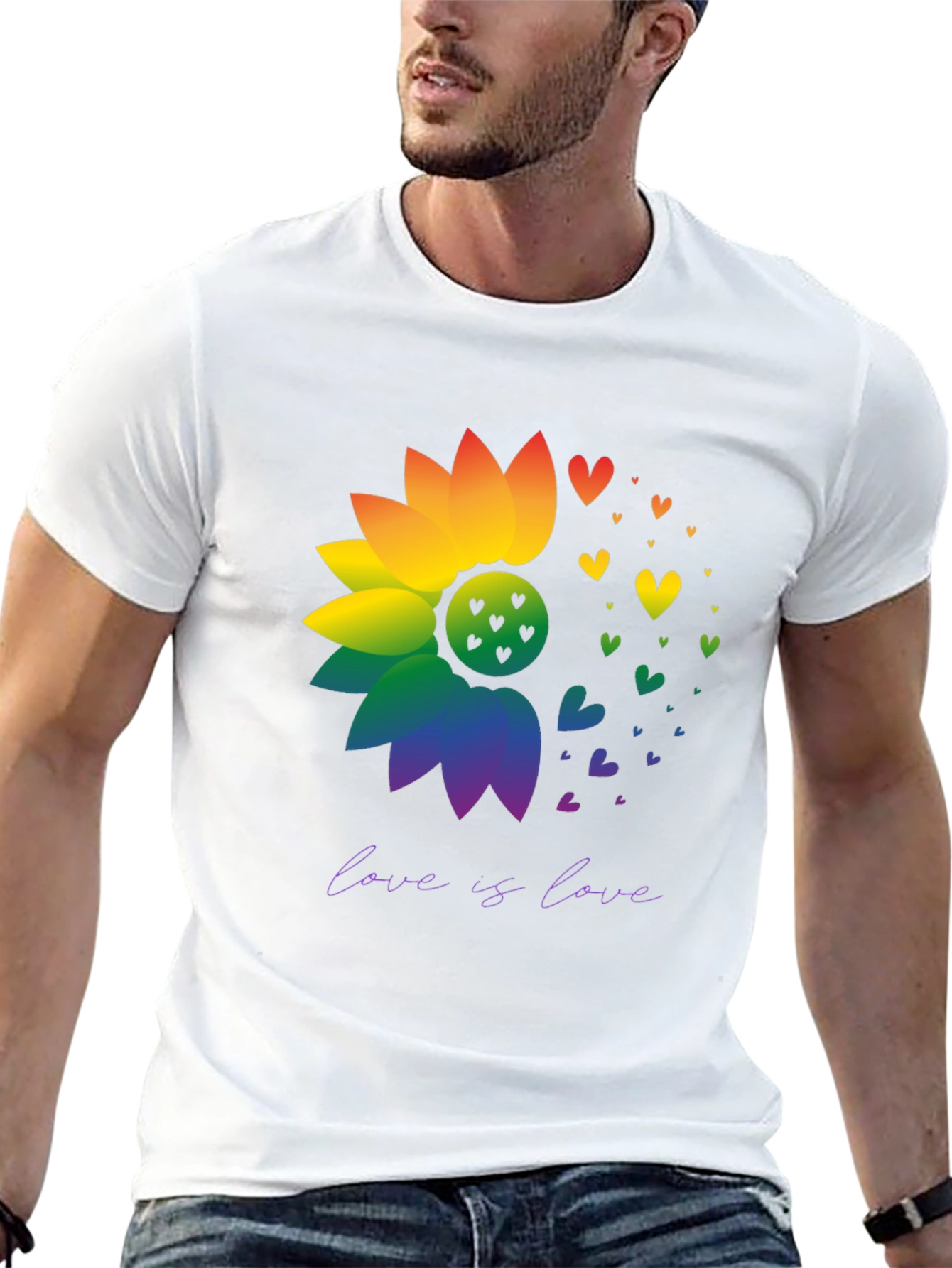 Love is Love Sunflower Pride T-Shirt