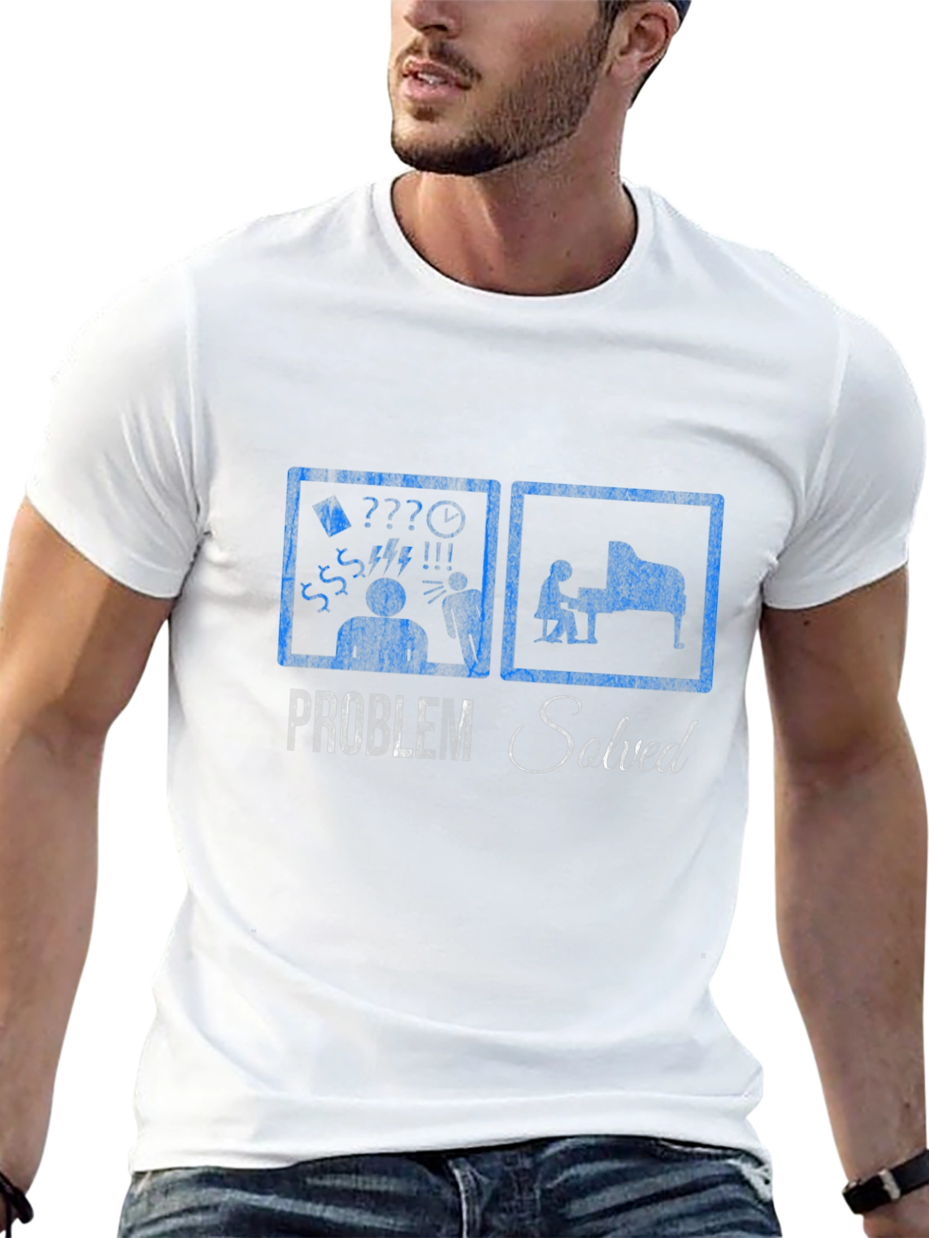 Problem Solved Piano T-Shirt