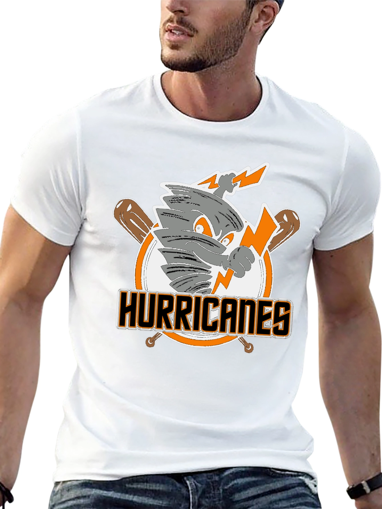 Hurricanes Baseball Graphic T-Shirt