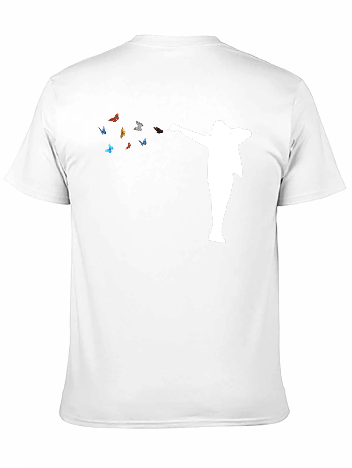 Michael Jackson Butterflies Black T-Shirt