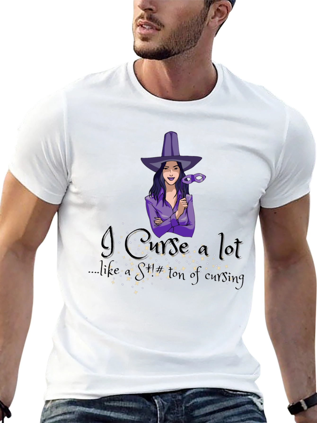 Witchy Curses T-Shirt Funny Halloween Tee