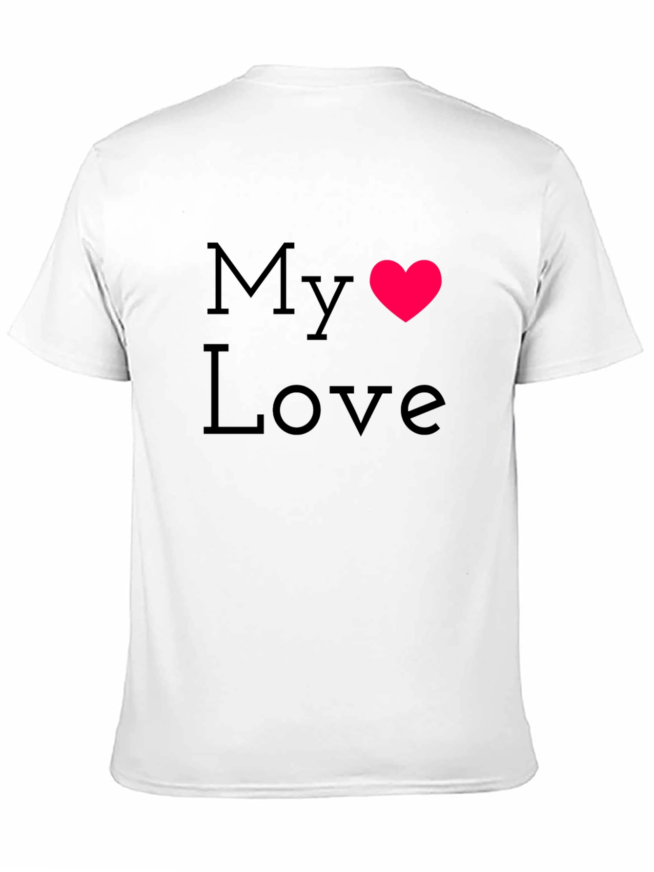 My Love T-Shirt - Stylish Heart Design