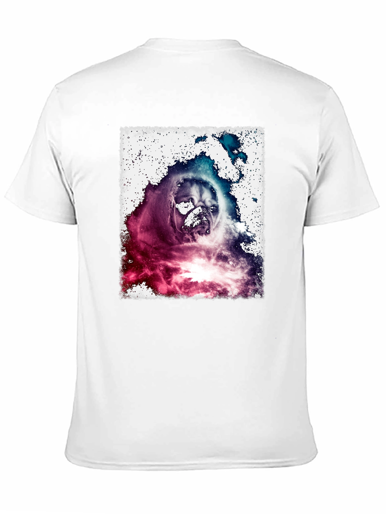 Pug Space Dog T-Shirt - Galaxy Pet Tee
