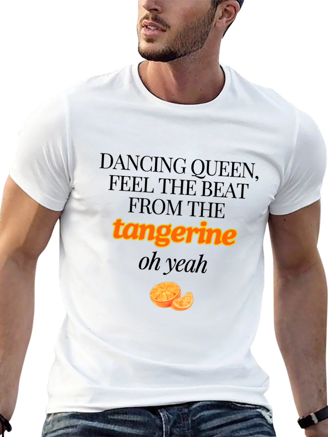 Dancing Queen Tangerine Graphic T-Shirt