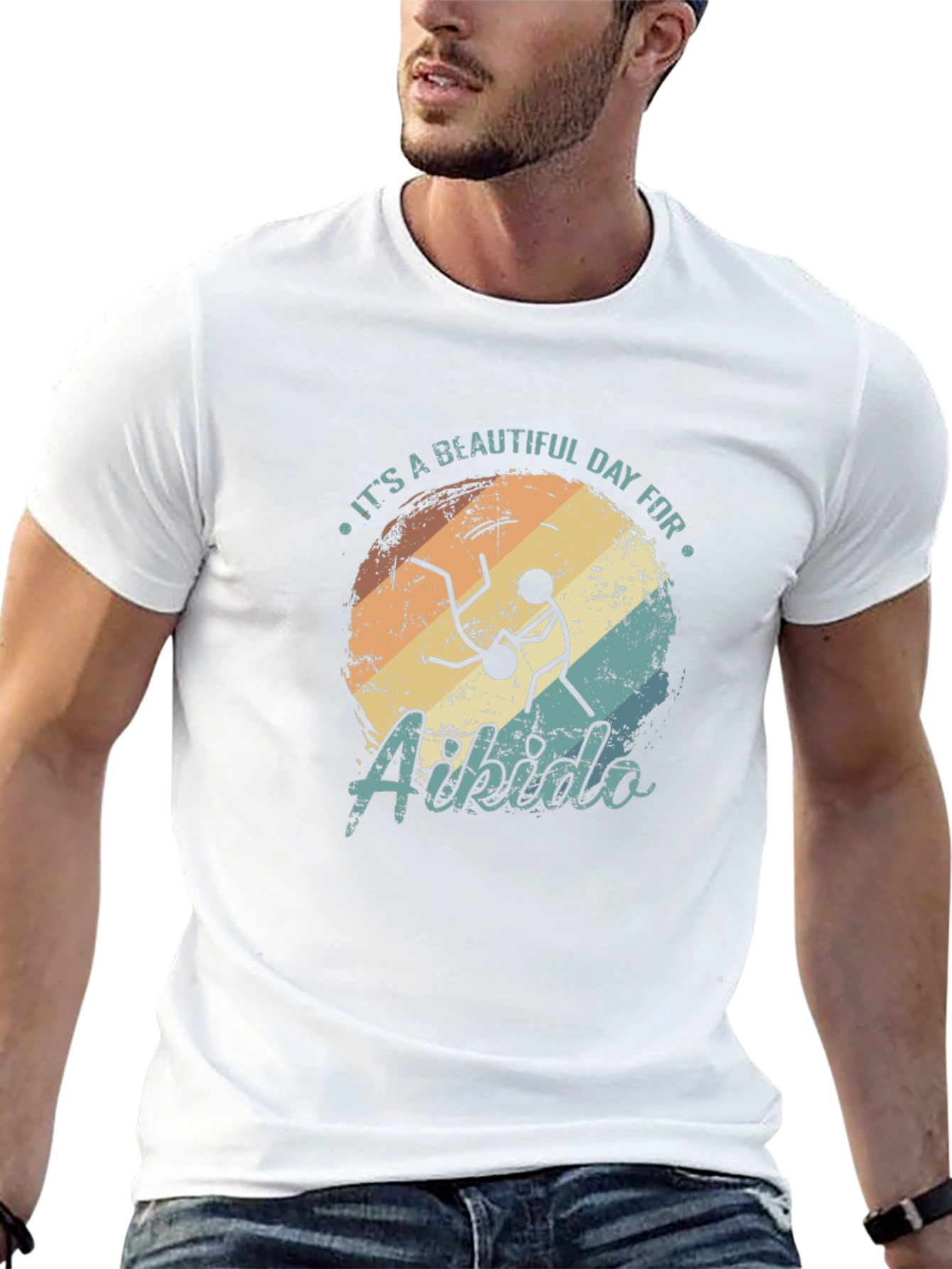 Aikido T-Shirt: Its a Beautiful Day Design