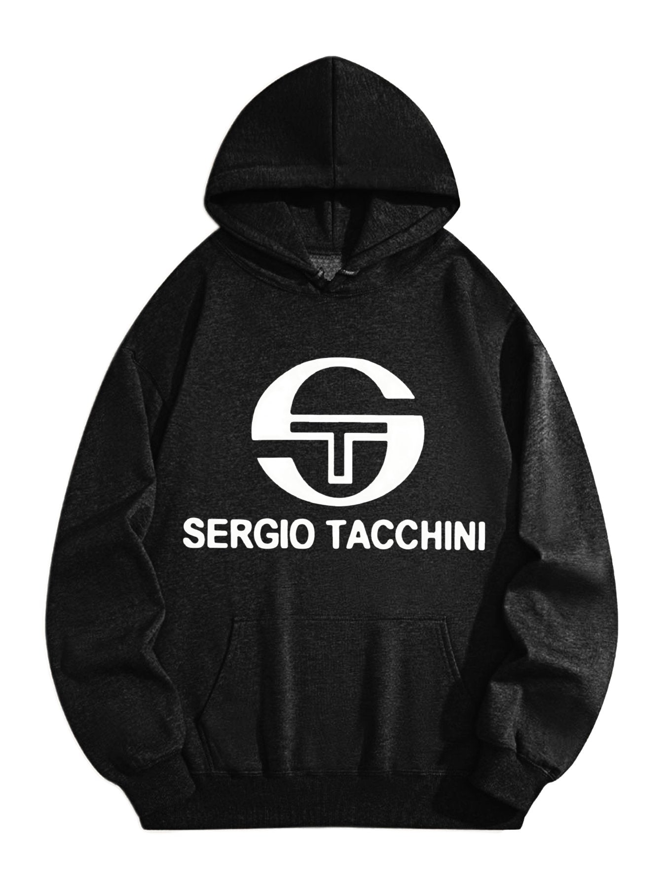 Vintage Sport-Inspired Hoodie – Retro Circle Monogram Graphic Pullover, Minimal Streetwear Sweatshirt for Men & Women