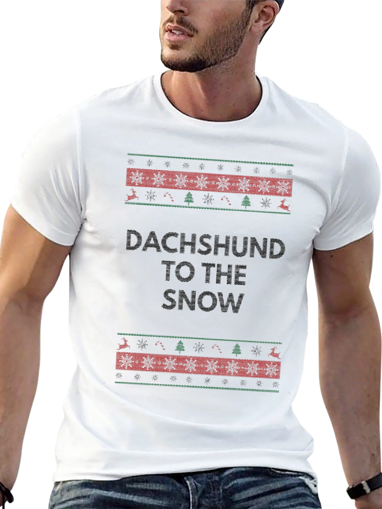 Dachshund to the Snow Holiday T-Shirt