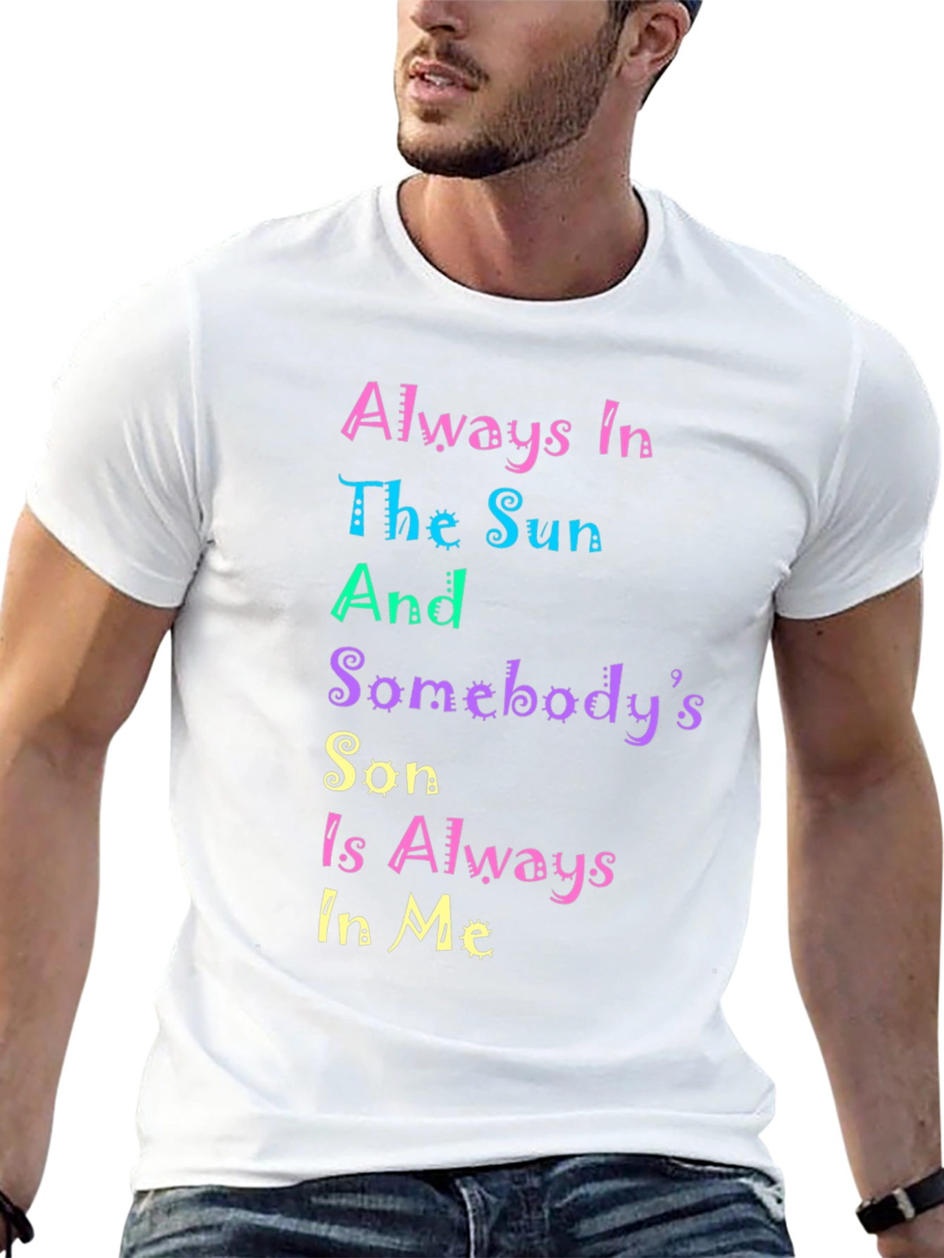 Colorful Graphic Print T-Shirt