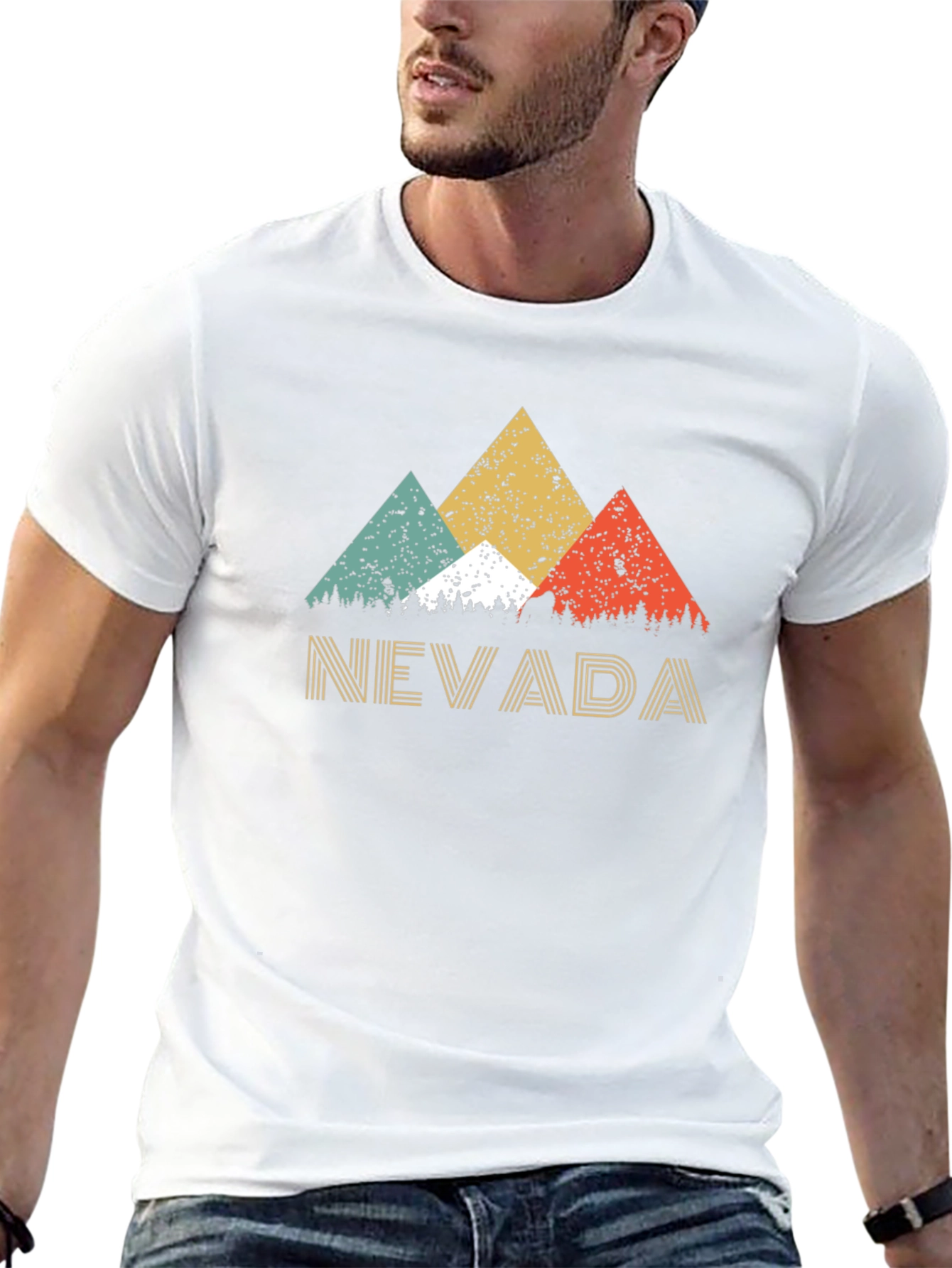 Nevada Mountain Graphic T-Shirt