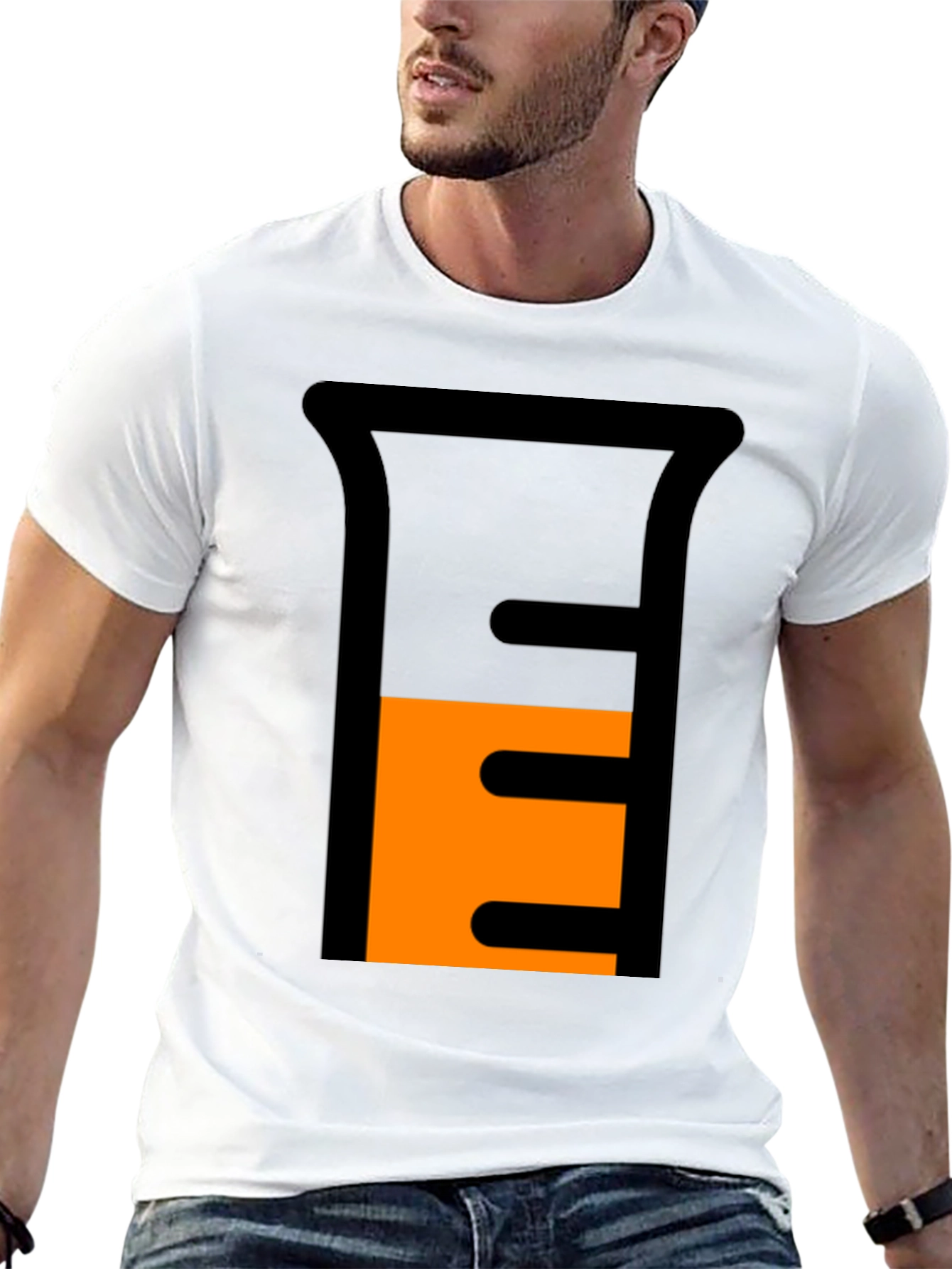 Science Beaker Graphic Tee - Black Casual Shirt