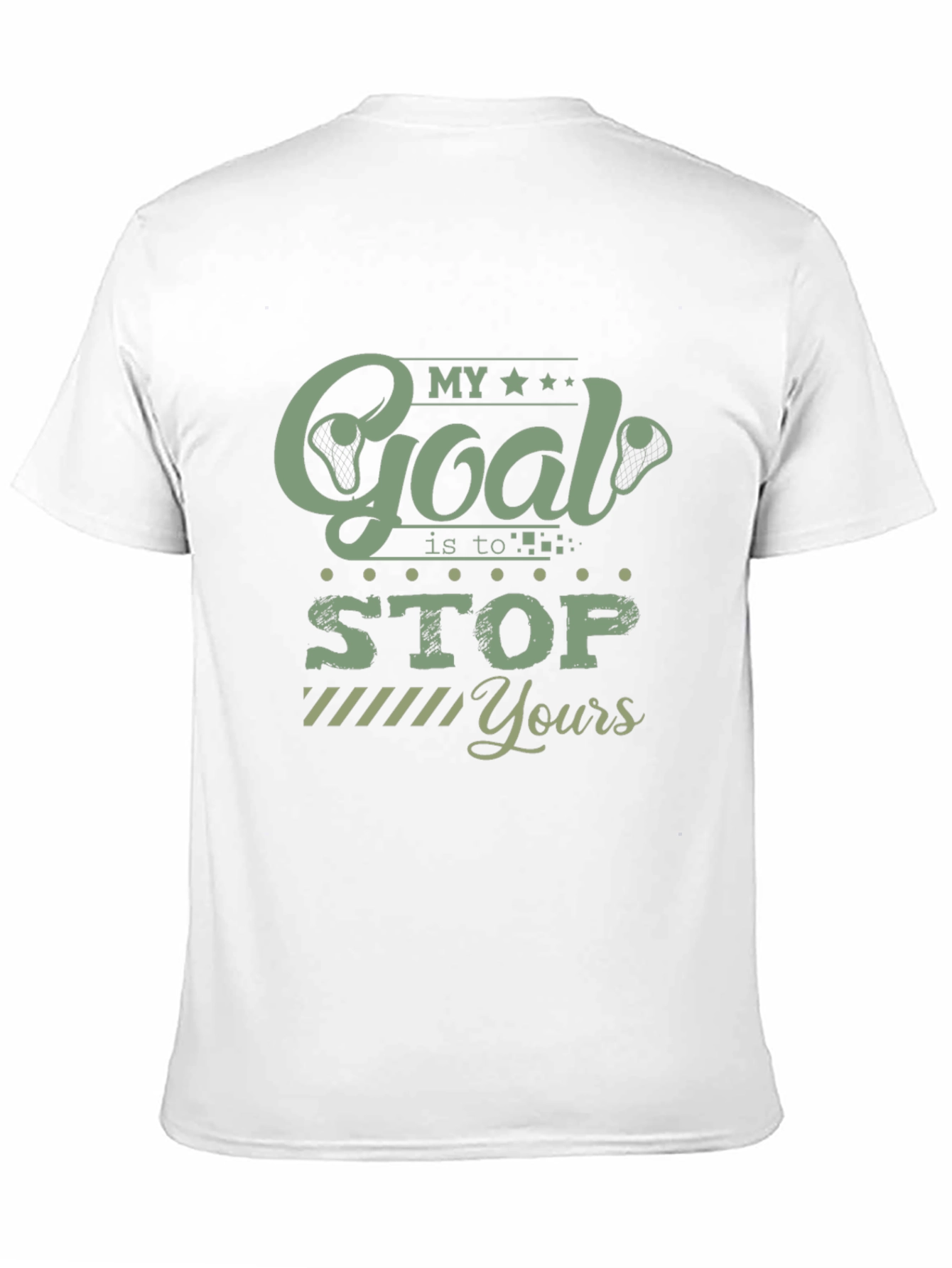 My Goal is to Stop Yours Black T-Shirt