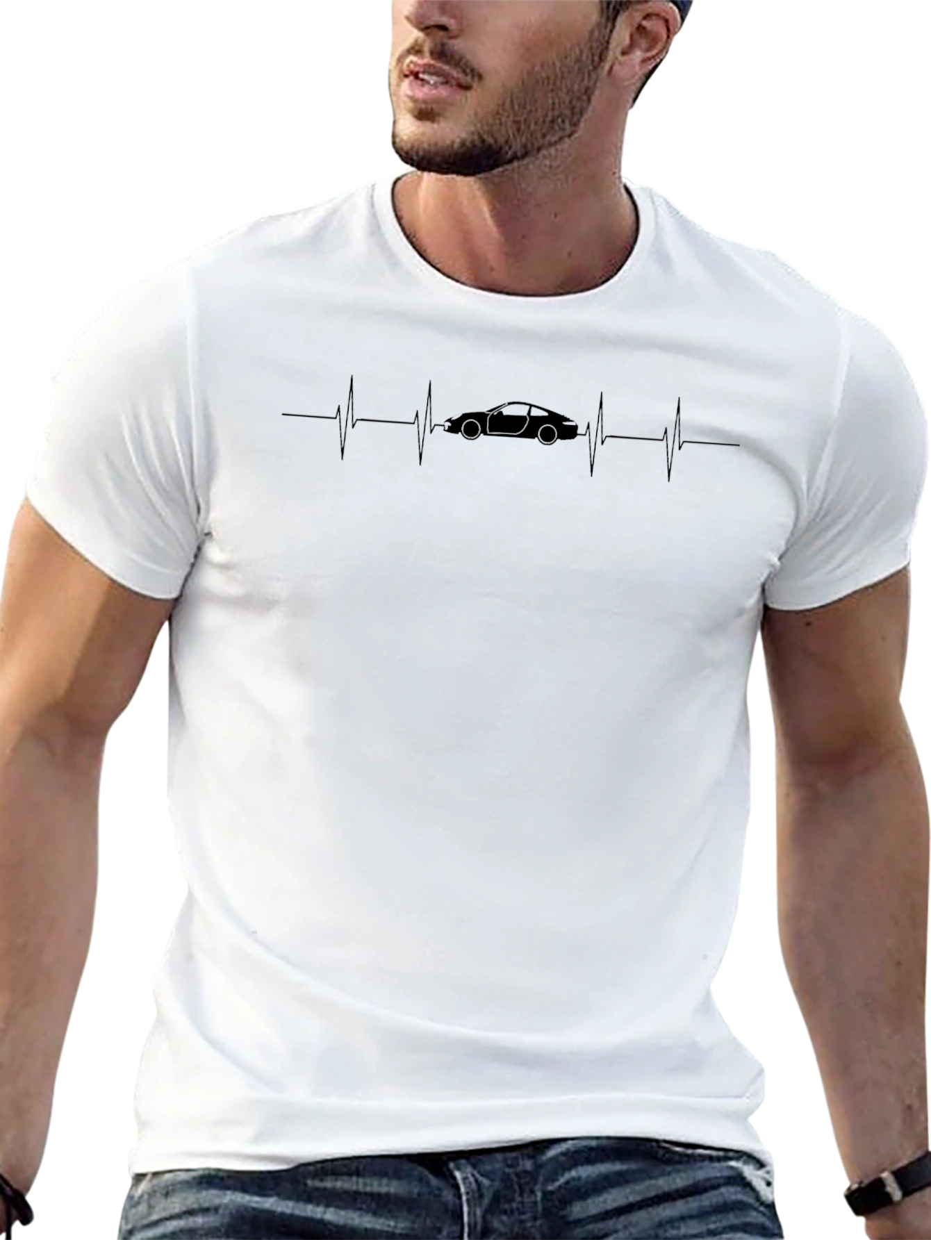 Car Heartbeat T-Shirt - Auto Enthusiast Apparel