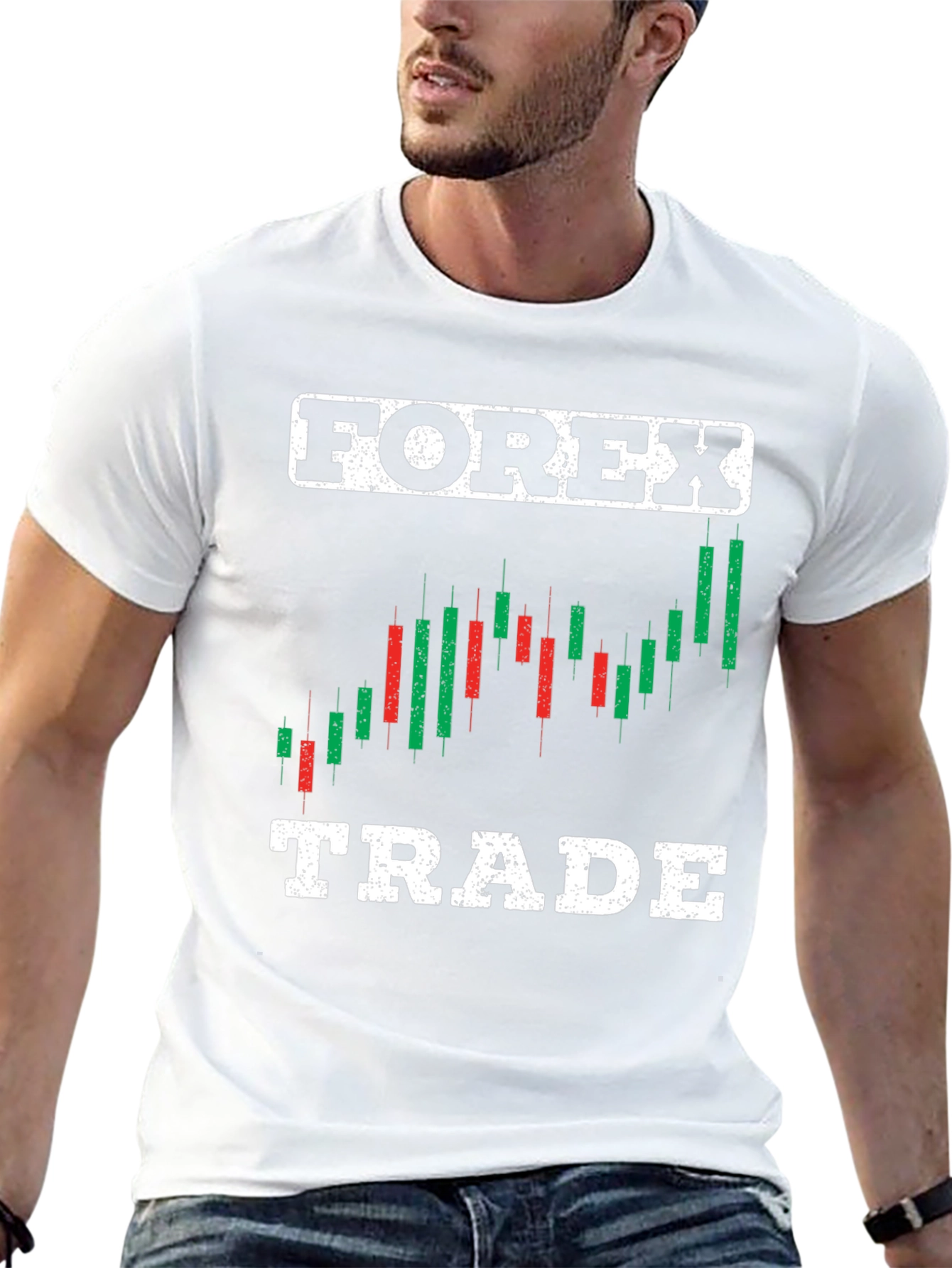 Forex Trade T-Shirt: Candlestick Chart Trading Apparel