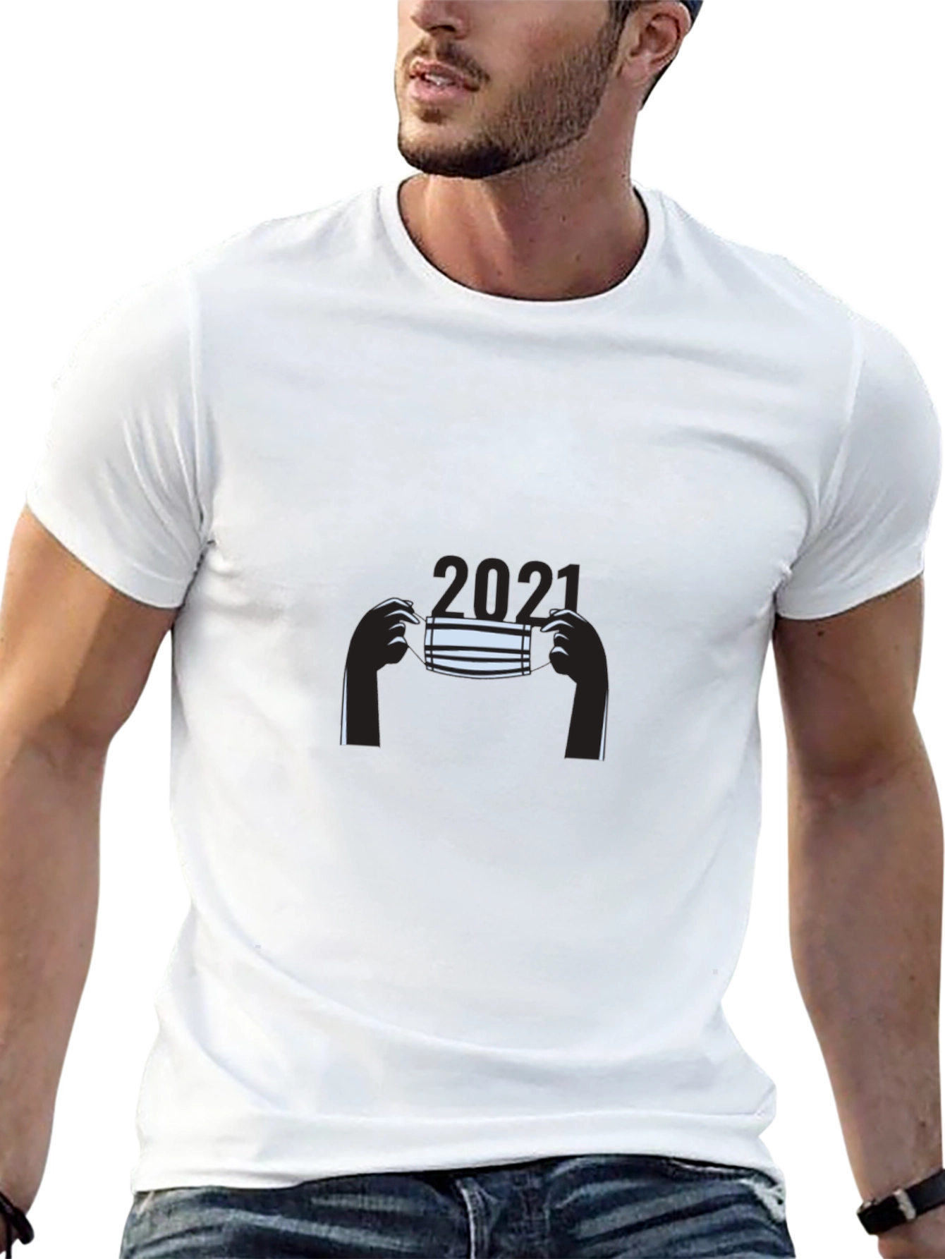 2021 Mask Graphic T-Shirt