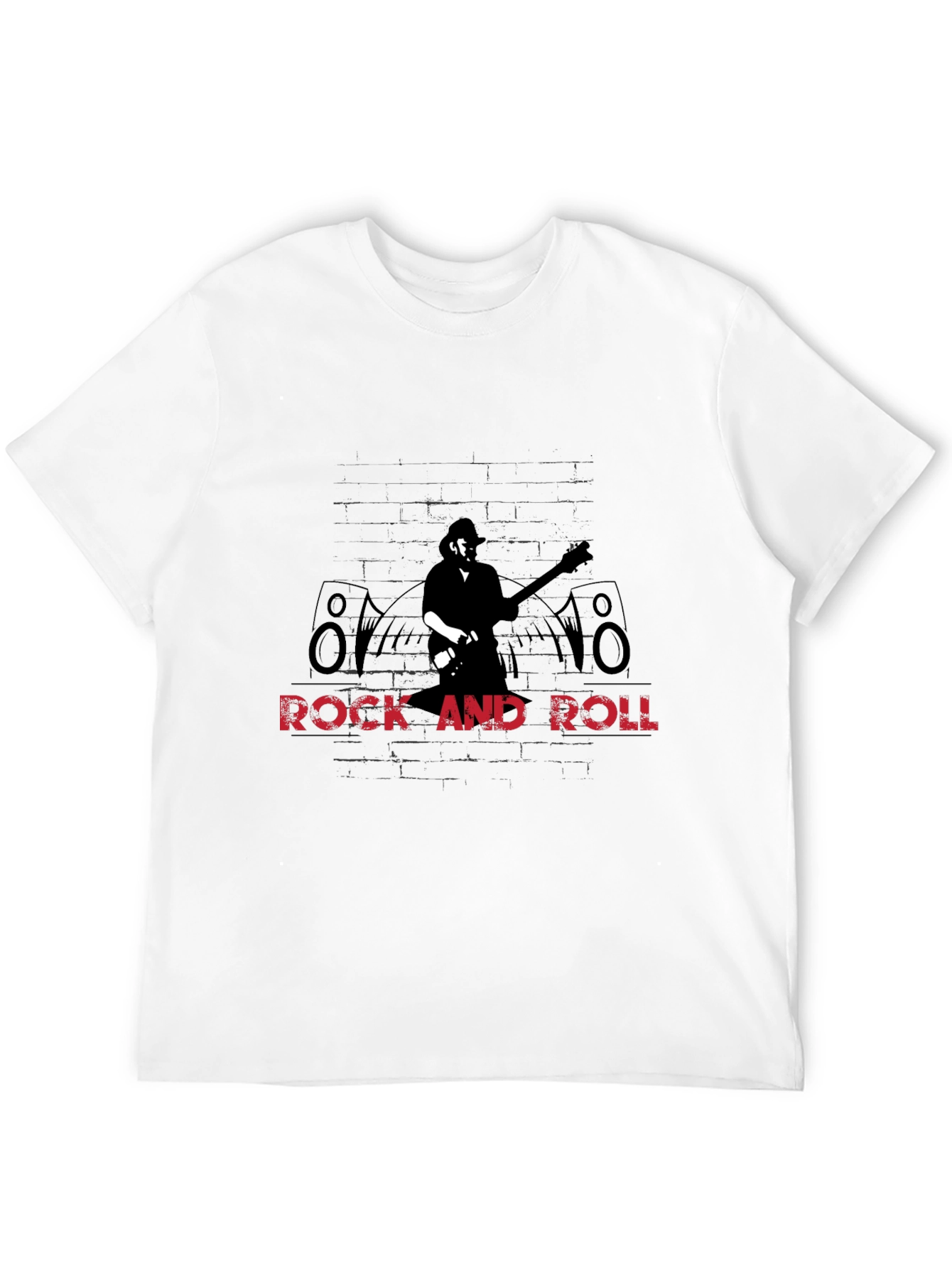 Rock and Roll Guitarist Graphic Tee