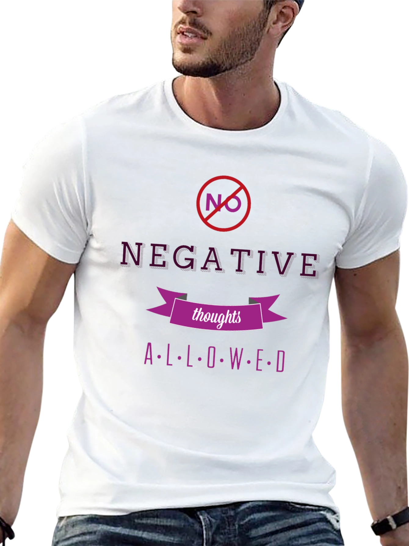 No Negative Thoughts Graphic T-Shirt