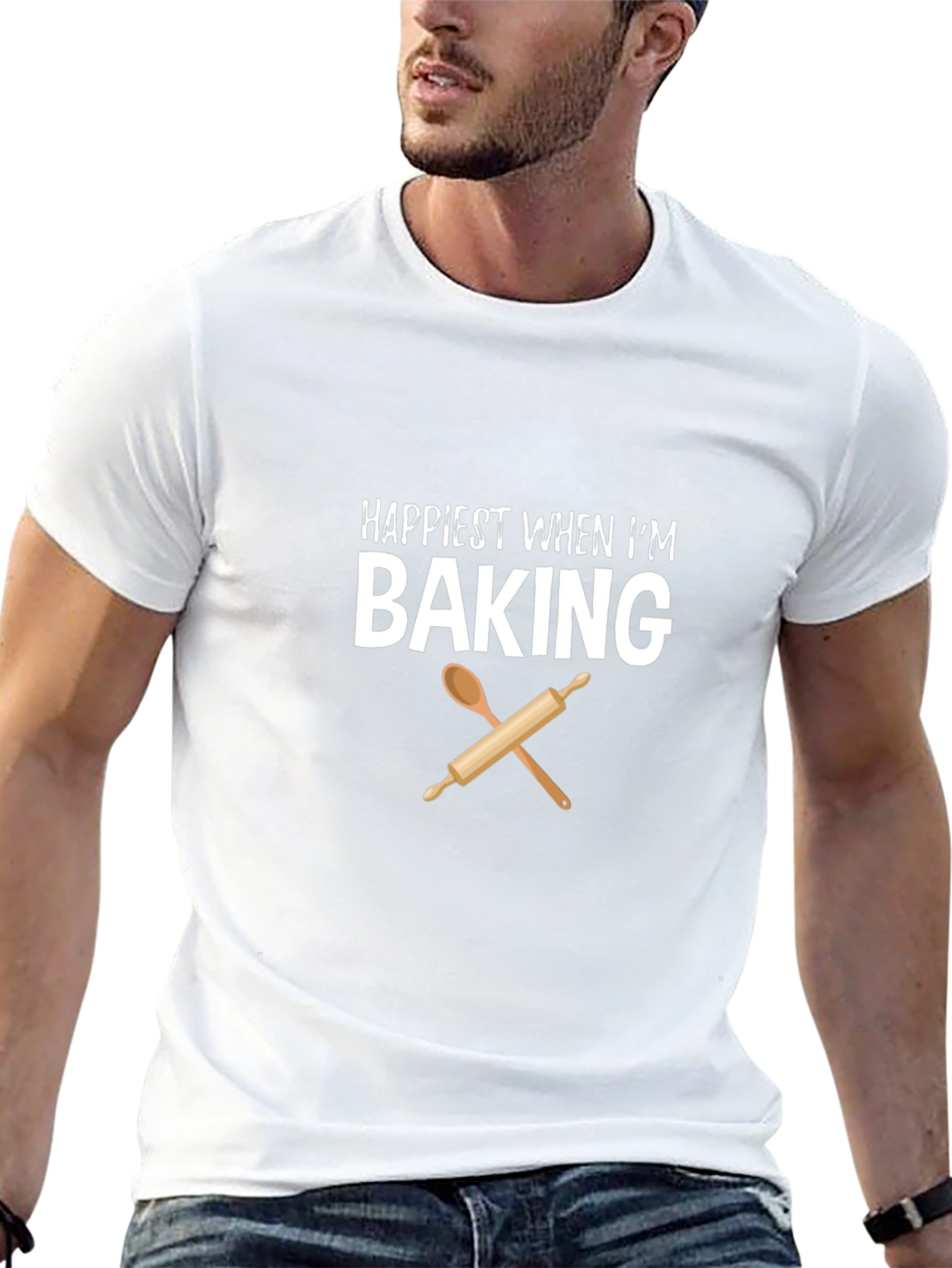 Happiest When Im Baking T-Shirt
