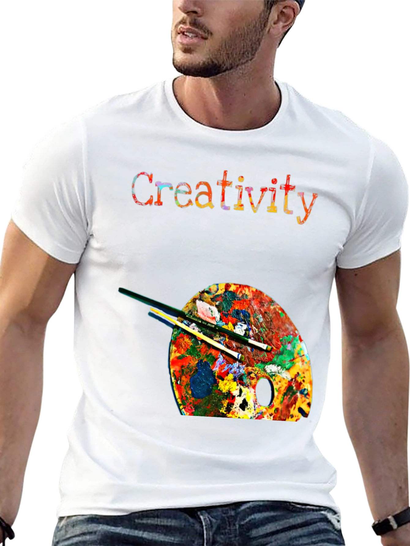 Creativity Artist Palette Graphic T-Shirt