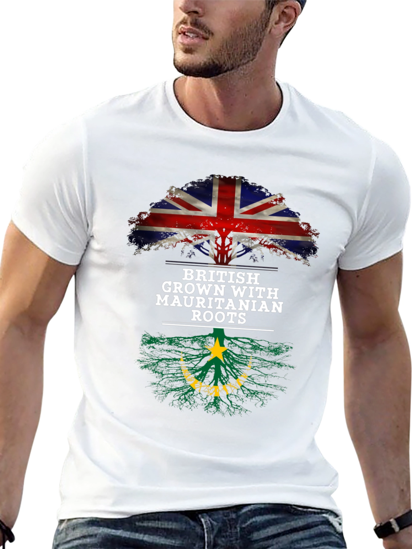 British Grown Mauritanian Roots Graphic Tee
