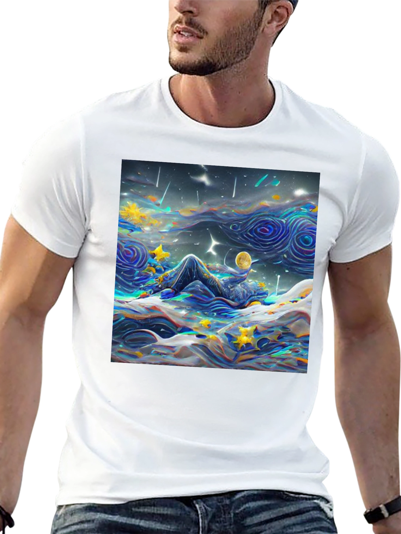Starry Night Dreamscape T-Shirt