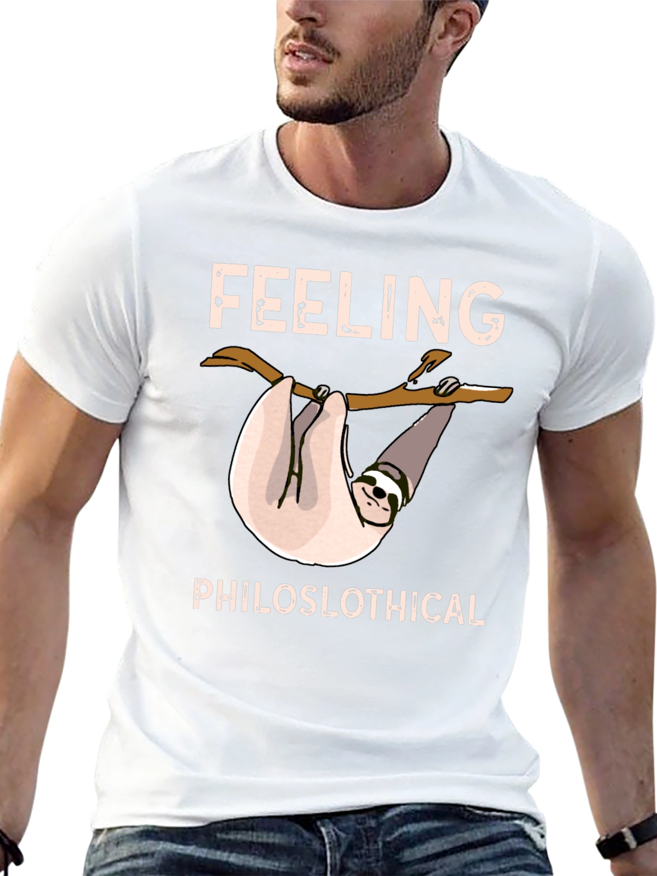 Feeling Philoslothical Sloth Graphic Tee