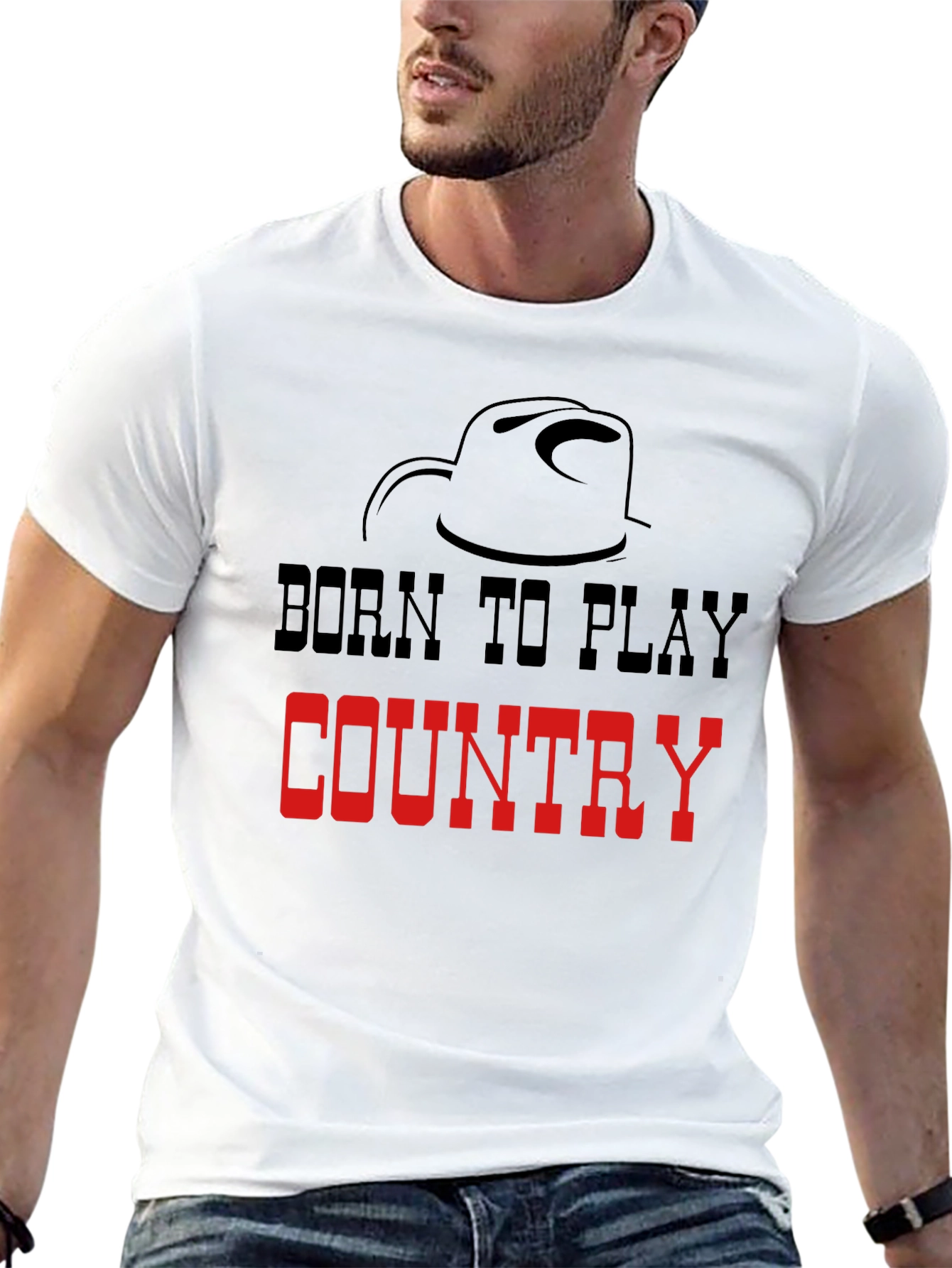Born to Play Country Graphic Tee