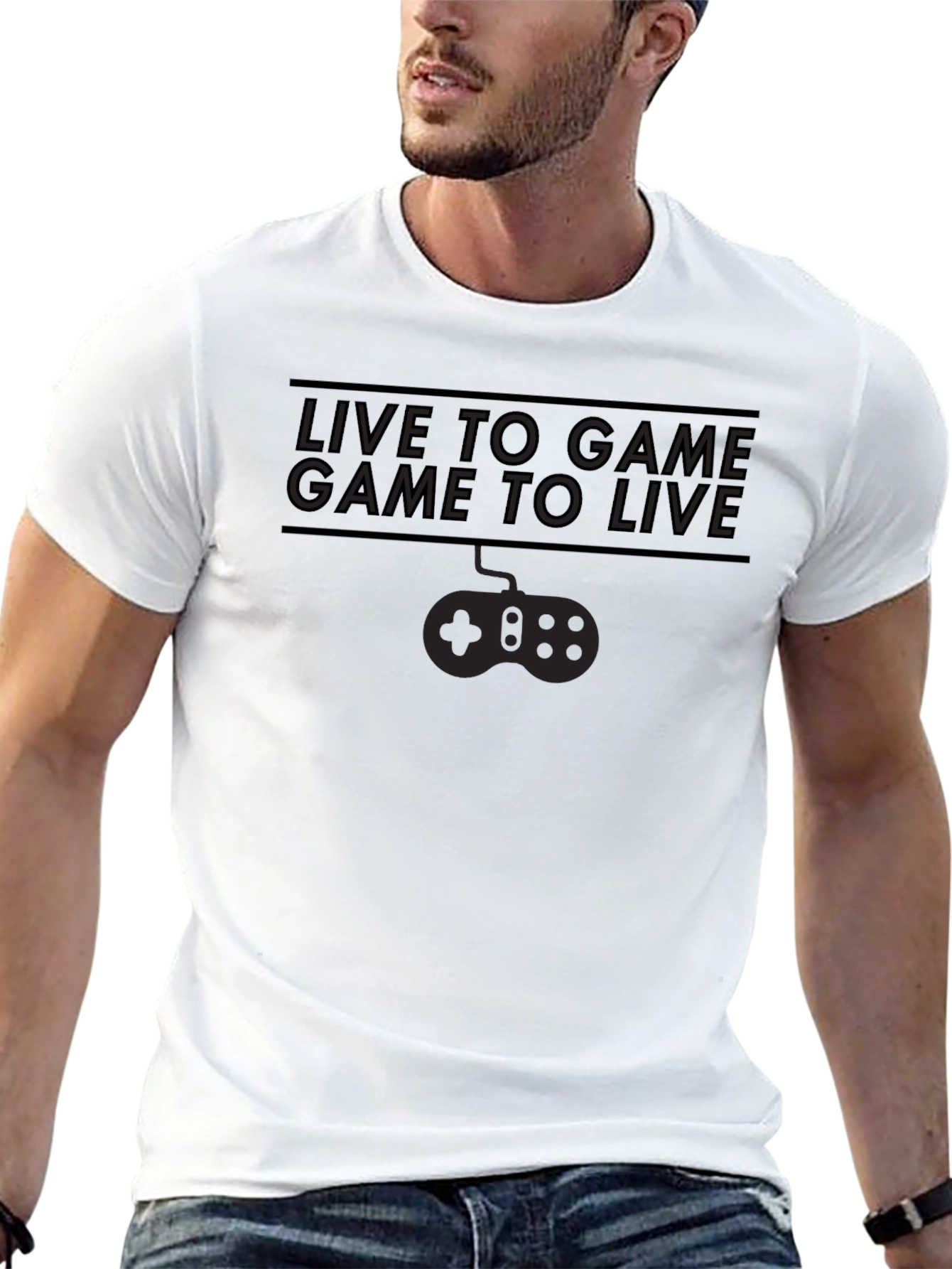 Live to Game Graphic T-Shirt