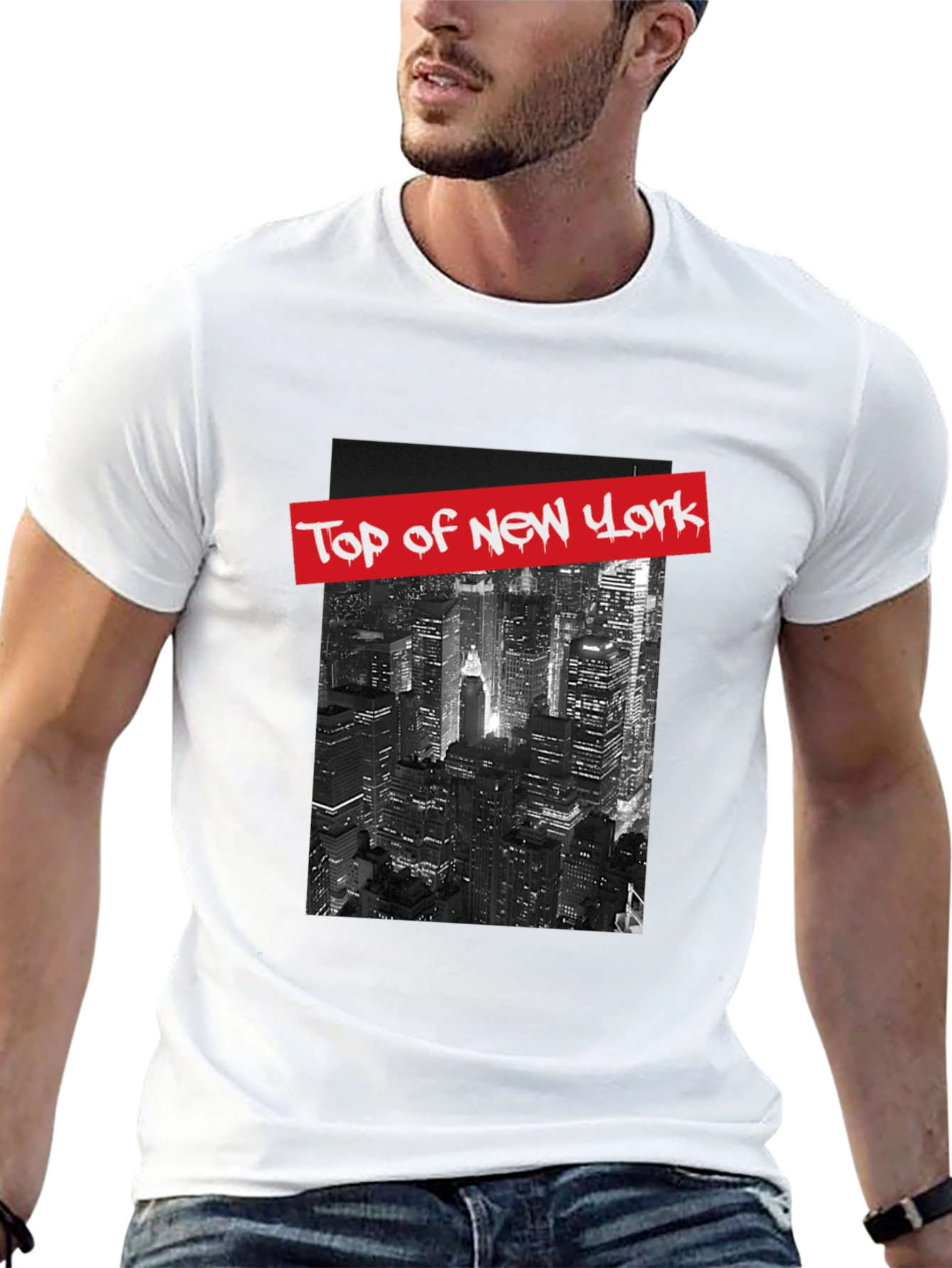 Top of New York Graphic Tee - Black