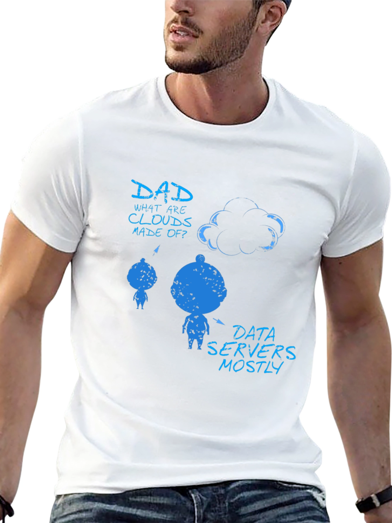 Dad What are Clouds Made Of? Graphic T-Shirt