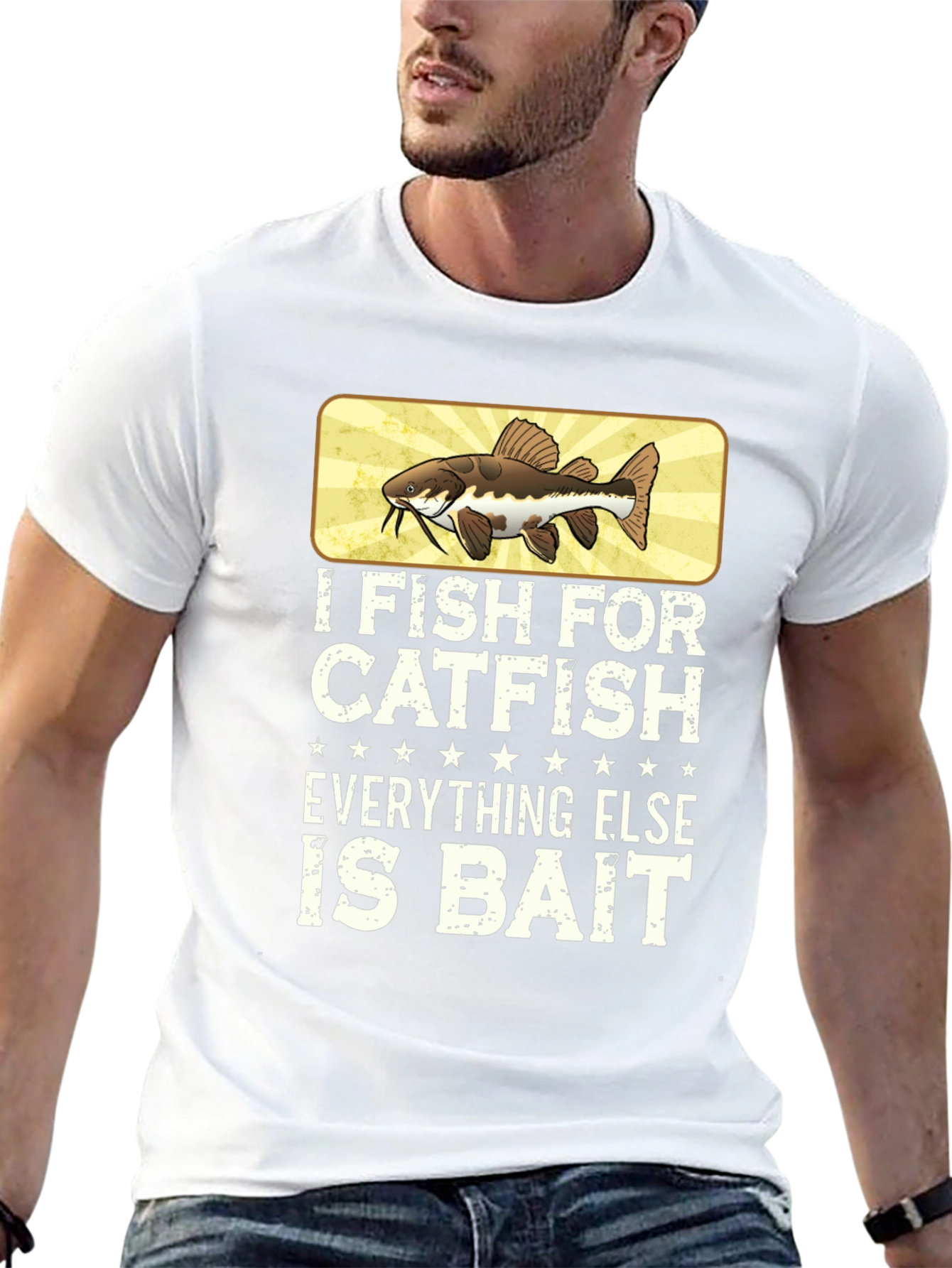 I Fish for Catfish Funny Fishing T-Shirt