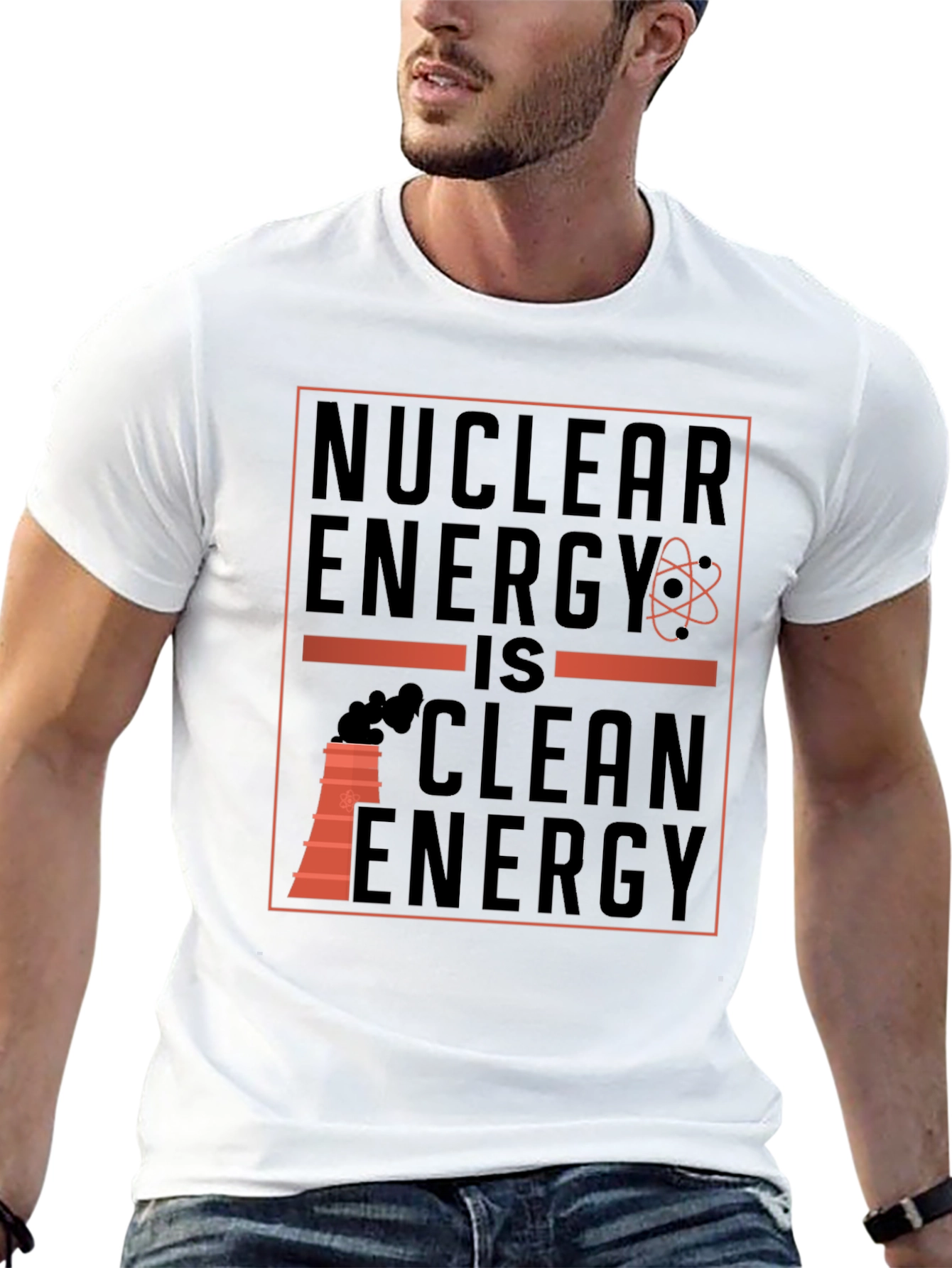 Nuclear Energy is Clean Energy Graphic T-Shirt