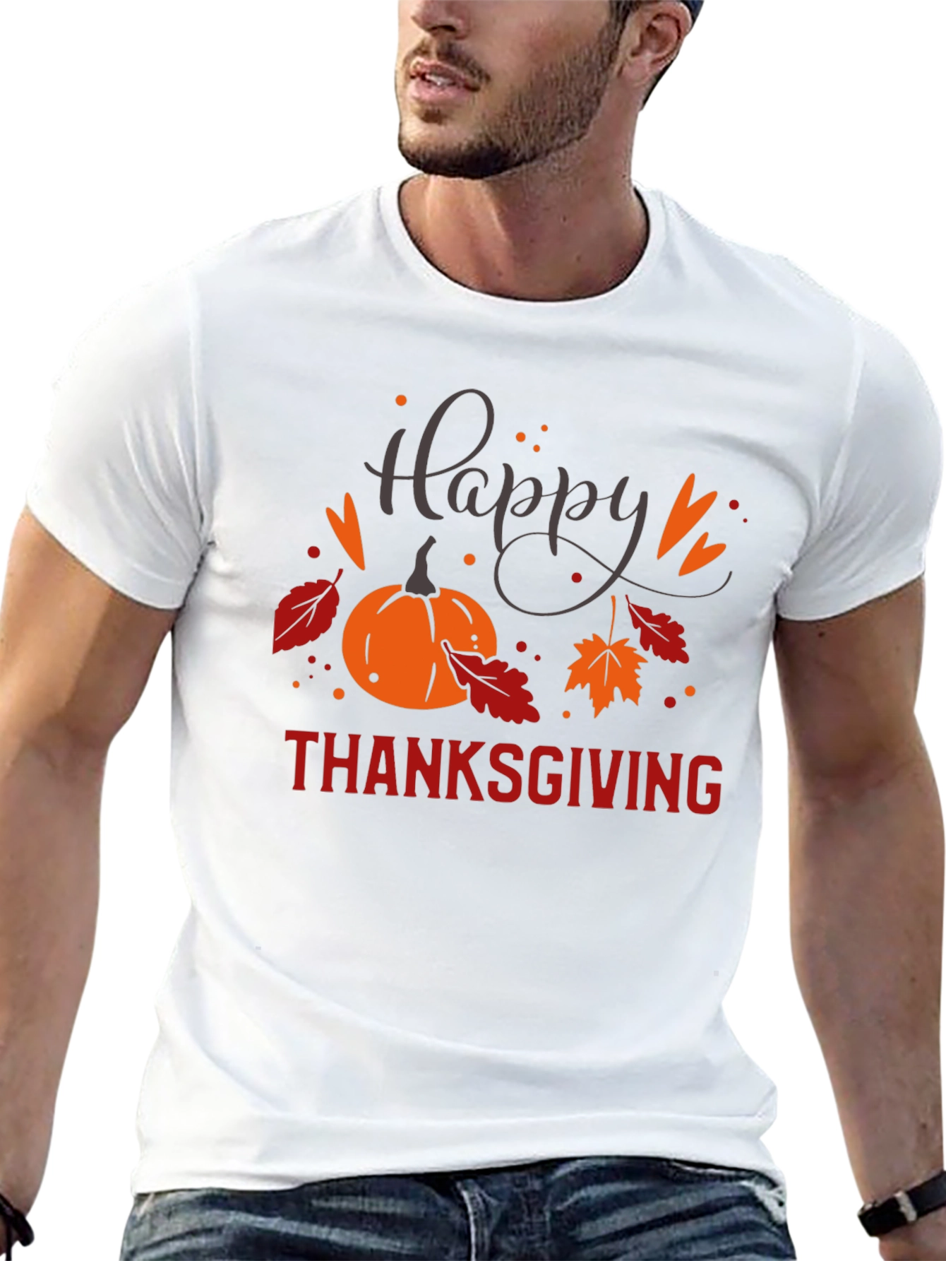 Happy Thanksgiving Graphic T-Shirt