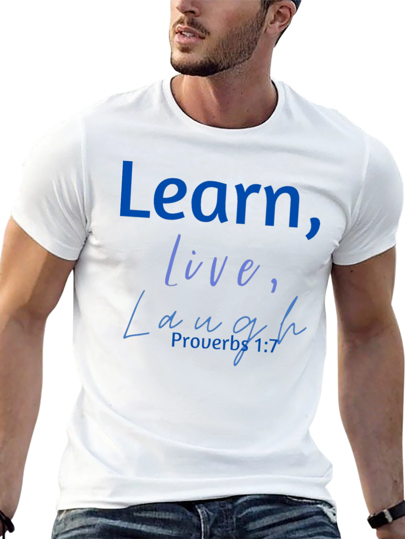 Learn Live Laugh Graphic Tee