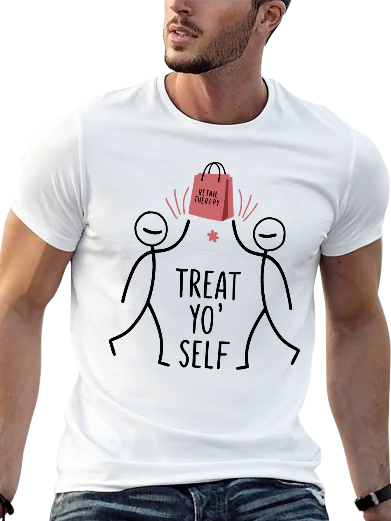 Treat Yo Self Graphic T-Shirt