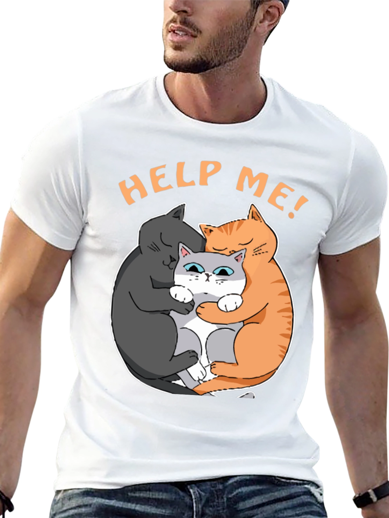 Help Me! Cat Lover T-Shirt