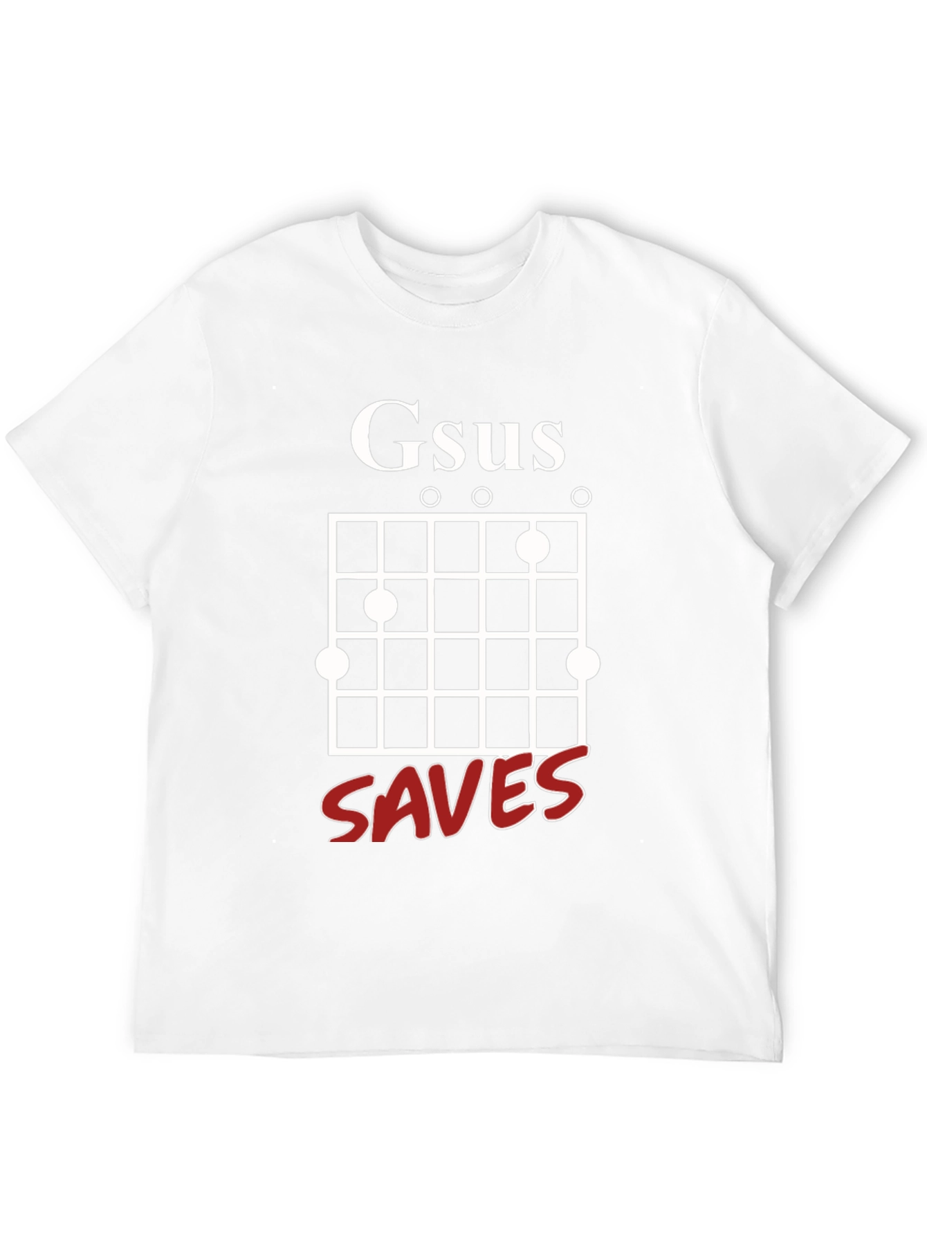 G-Sus Saves Guitar Chord Black T-Shirt