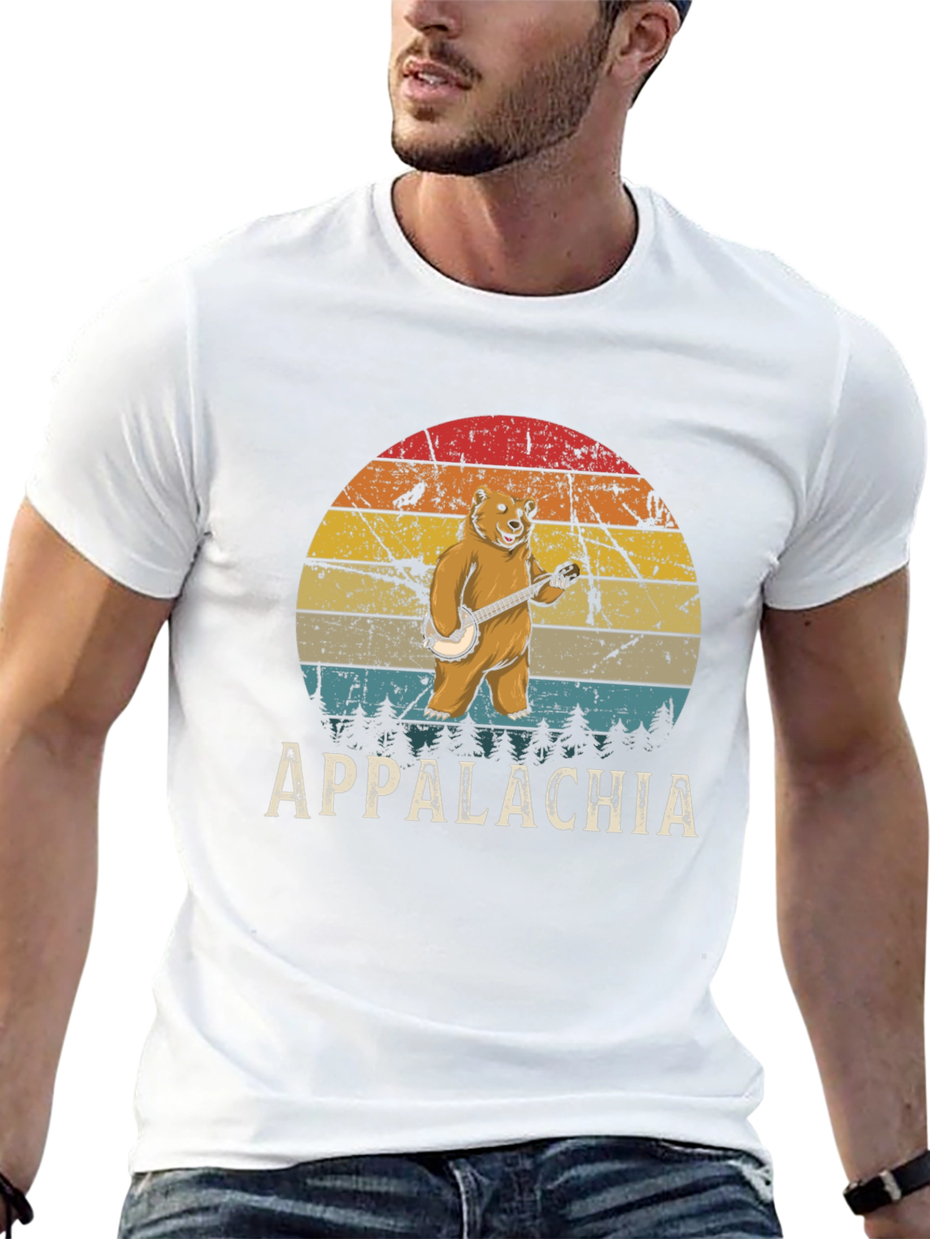 Appalachia Bear Banjo T-Shirt