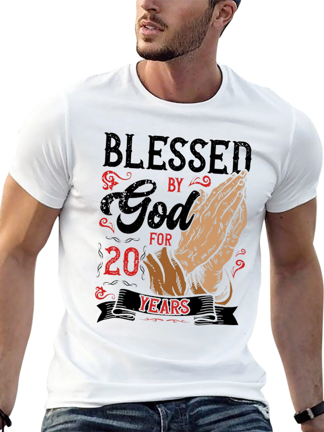 Blessed By God T-Shirt - 20 Years