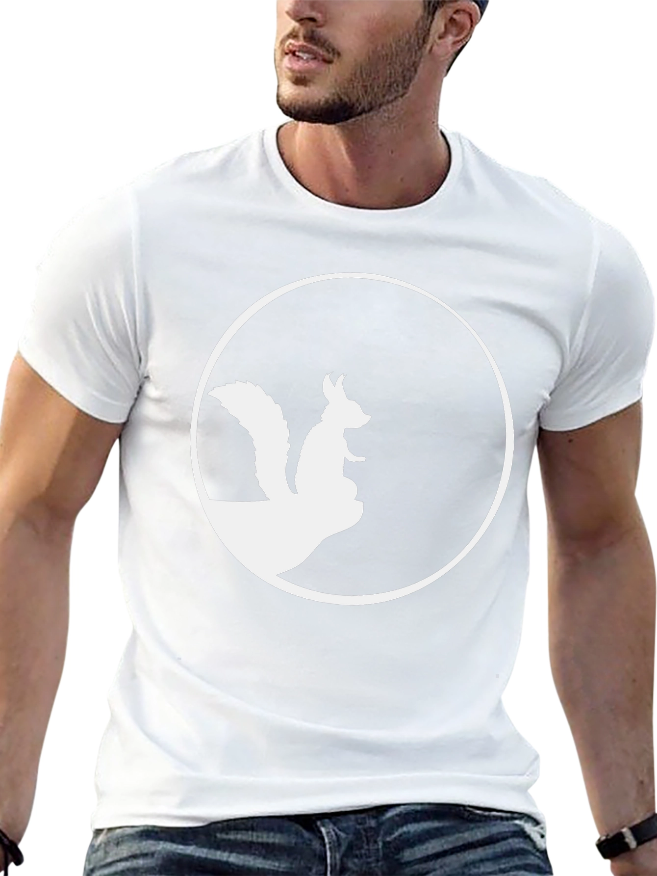 Squirrel Graphic Tee - Black