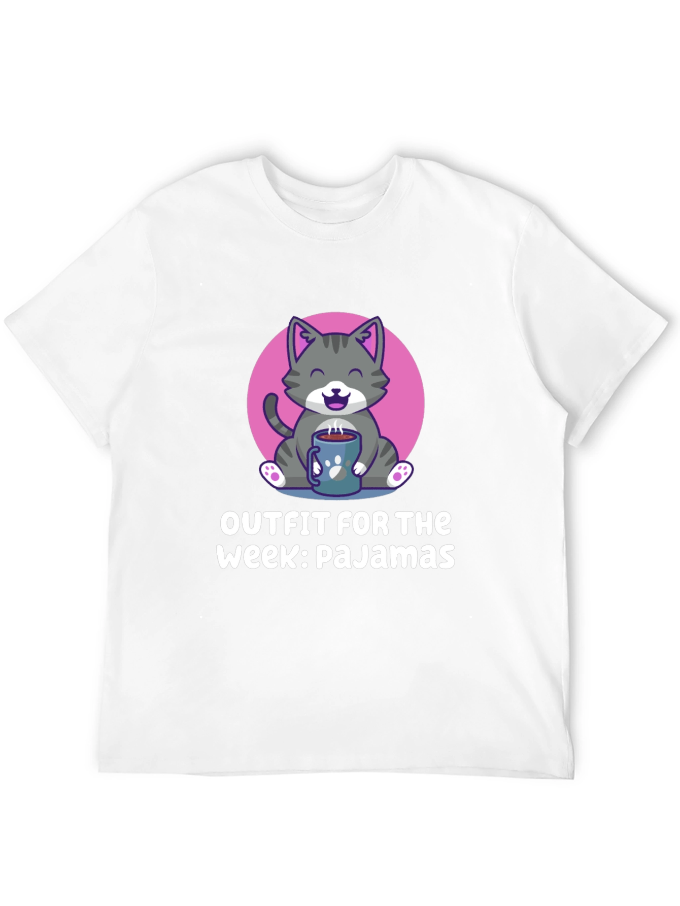 Cute Cat Pajama Outfit T-Shirt