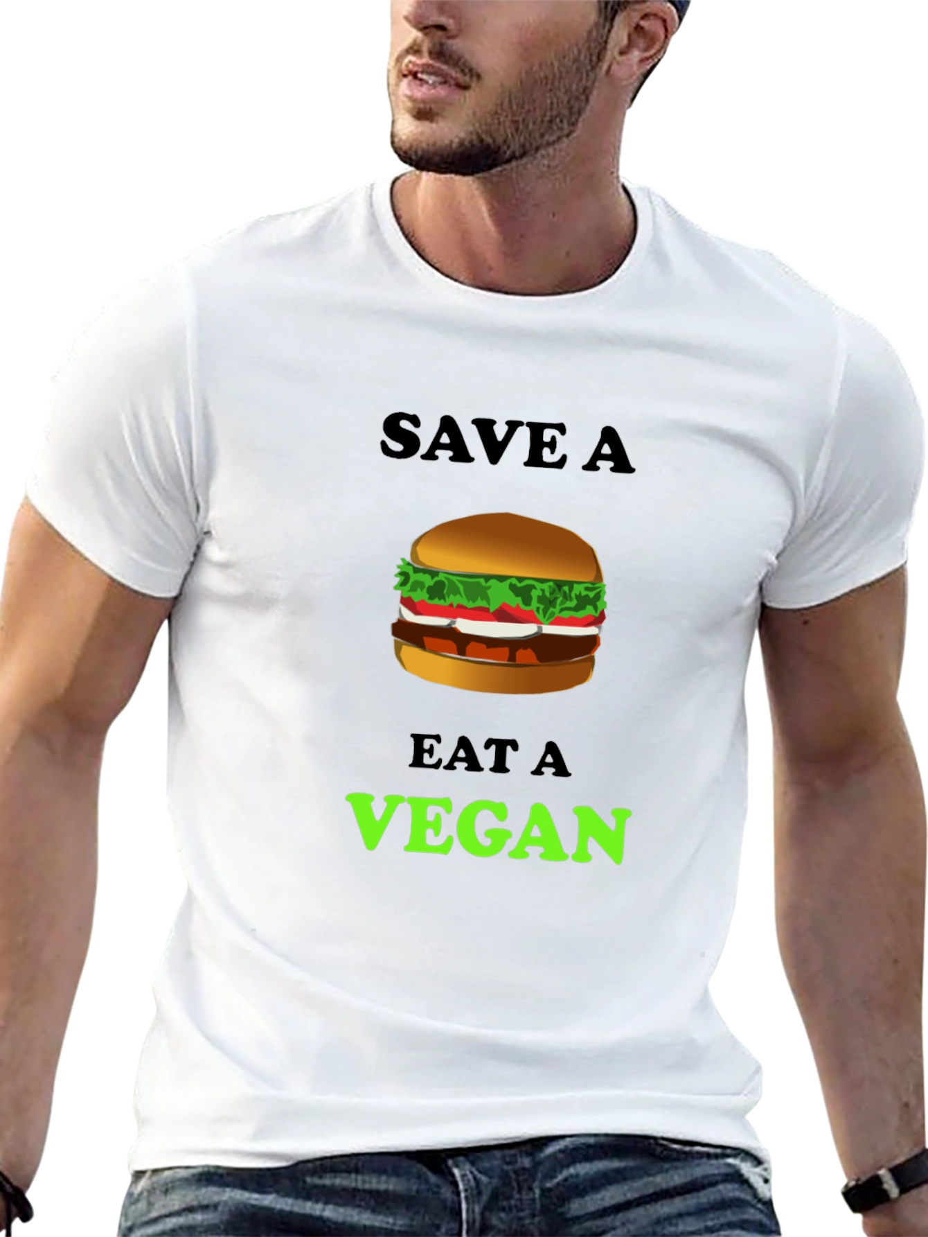 Save a Burger Eat a Vegan T-Shirt