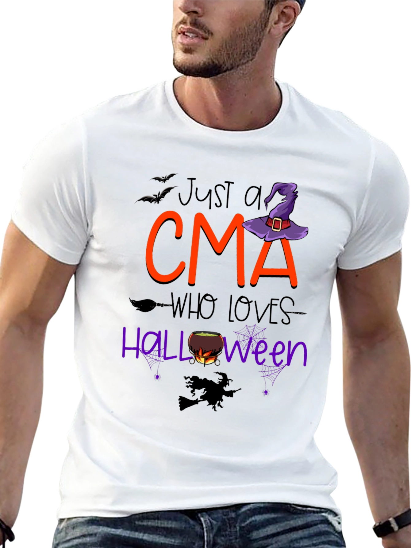 Just a CMA Who Loves Halloween T-Shirt