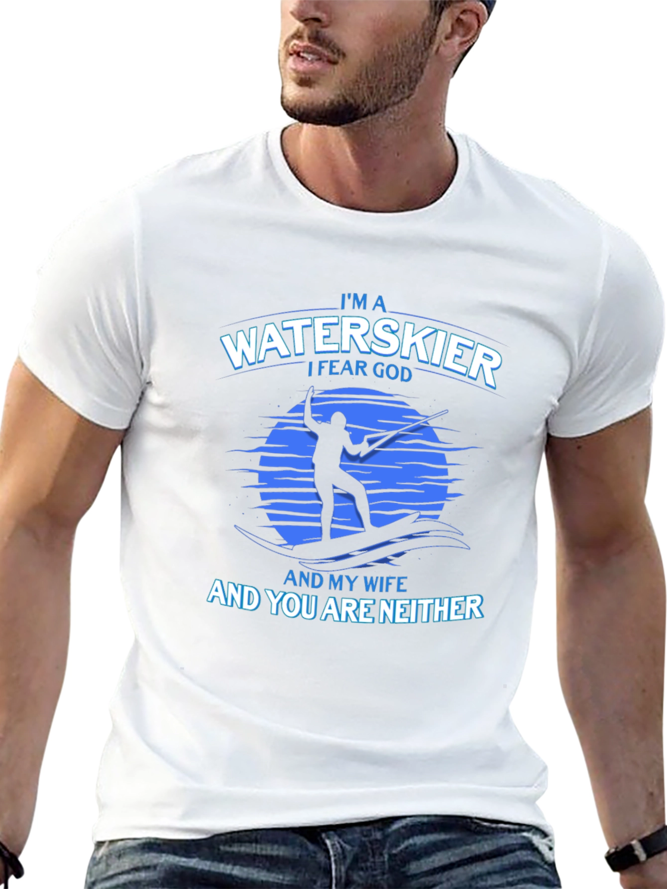 Waterskier I Fear God T-Shirt