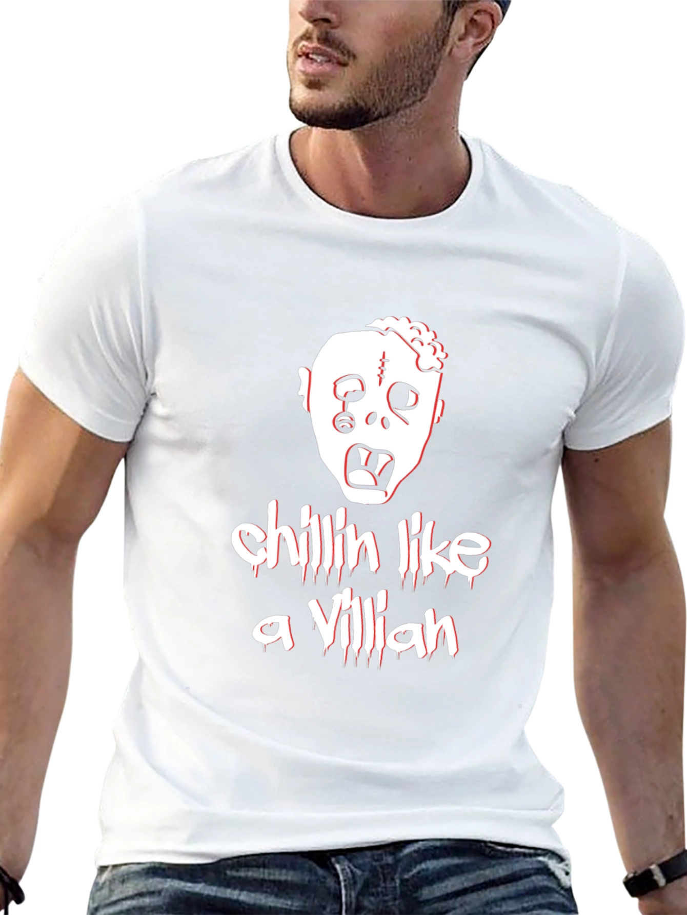 Zombie Chillin Like a Villain T-Shirt