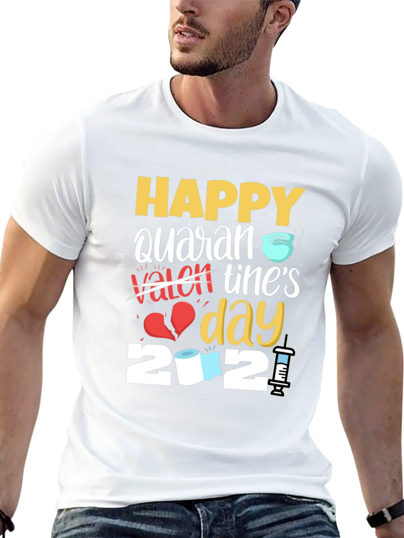 Quarantine Valentines Day T-Shirt